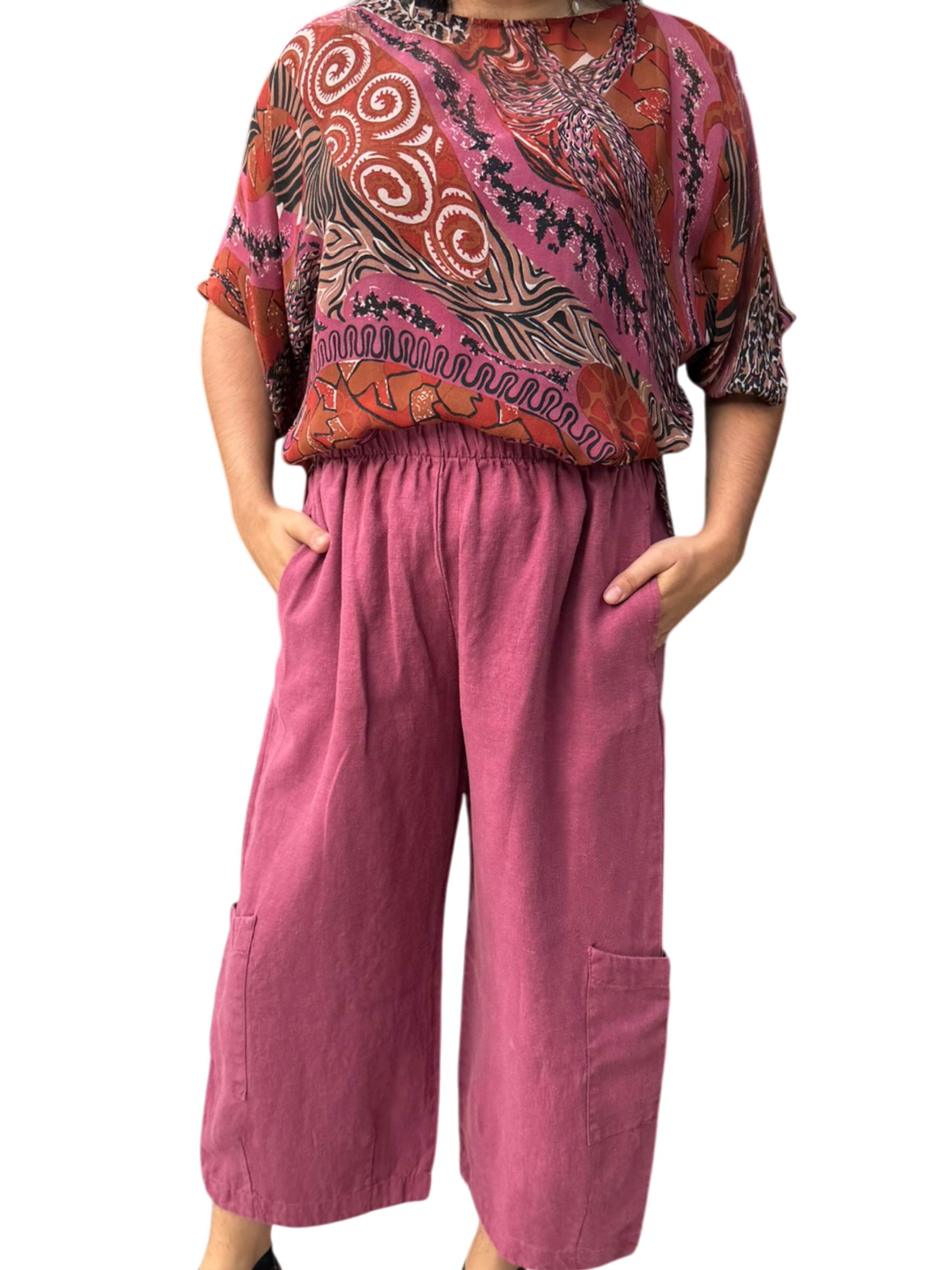 IN STOCK ALDER Fall 2026 Bryn Walker Heavy Linen Casbah Pants