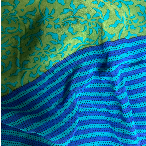 Mermaid Upcycled Pure Silk Satin Pillowcase