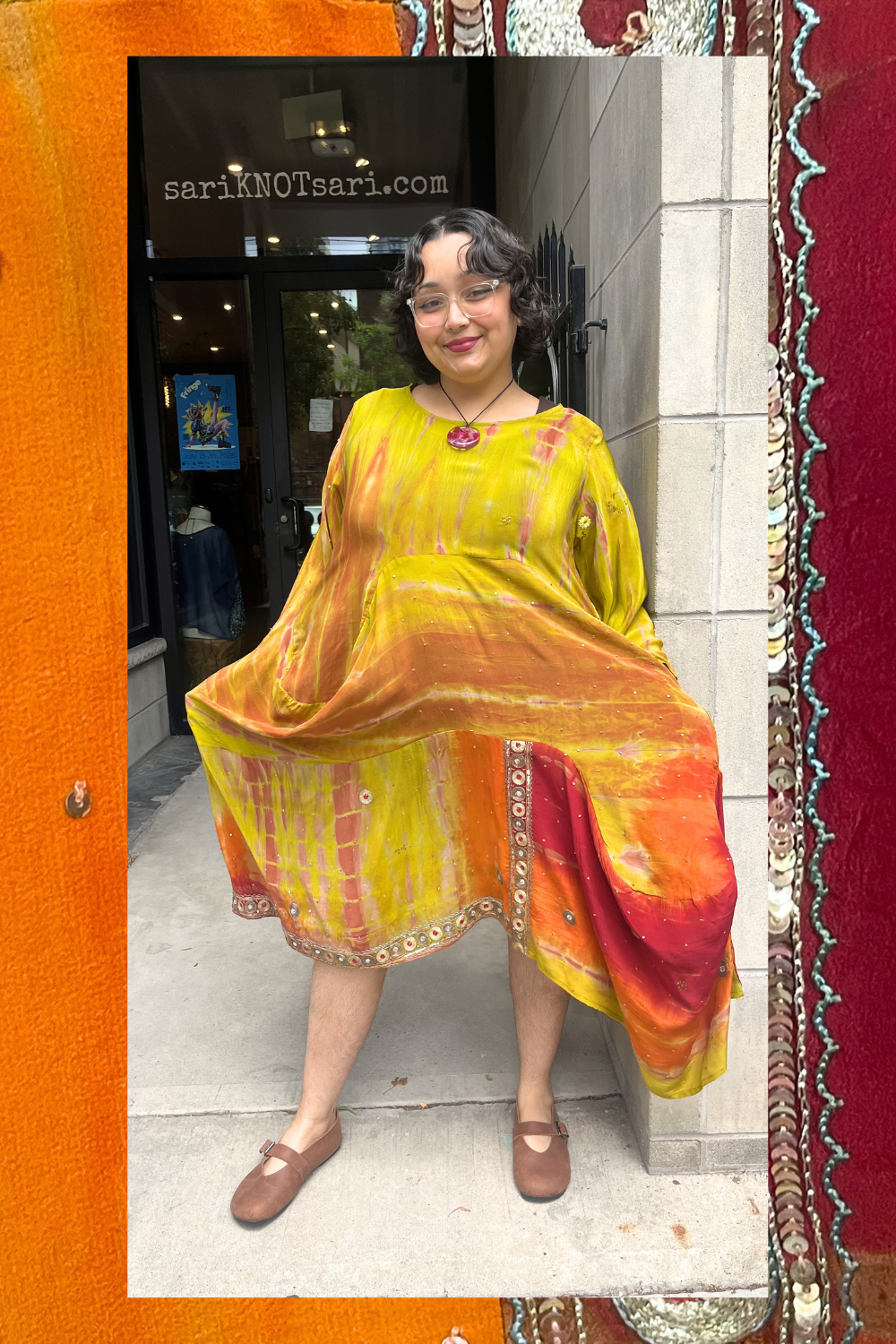 Releases Sunday at 8pm EST PRC9143 Avatar Pure Silk Sculptural Long Tunic Dress