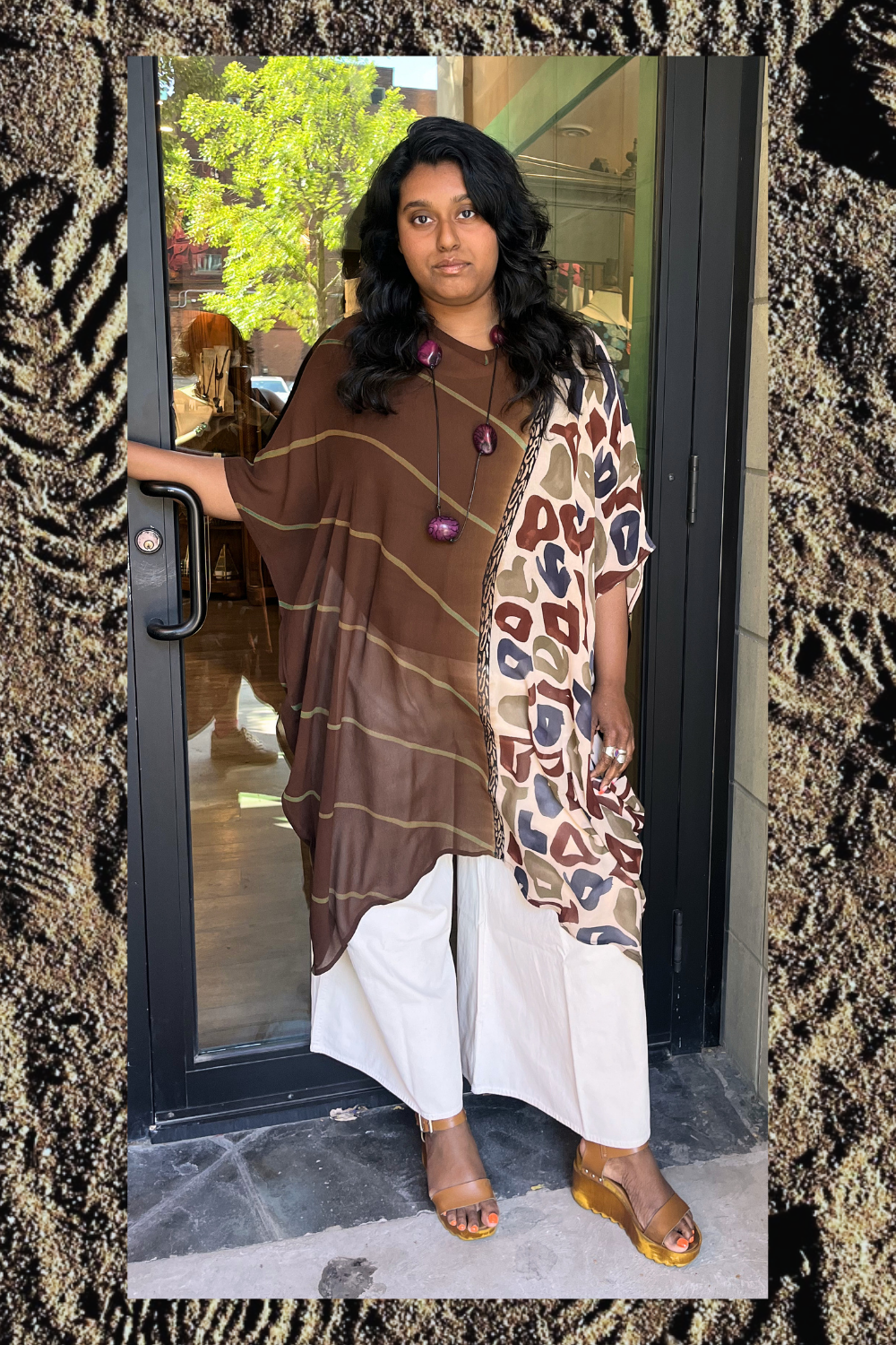 Releases Sunday at 8pm EST PRG8854 Sheer Wabi Sabi Pure Silk Midi Length Kaftan