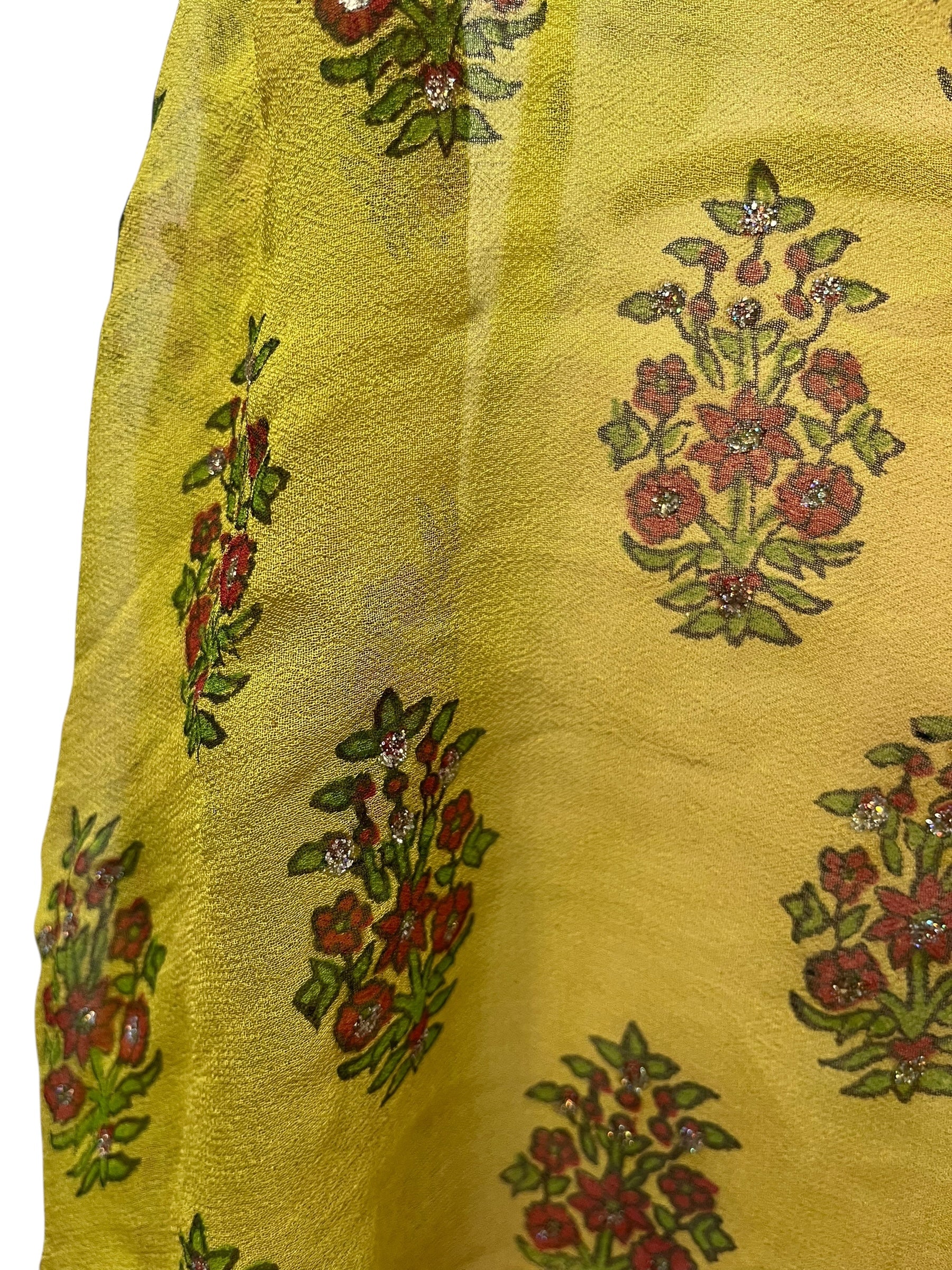 PCH7442 Sheer Chiffon Avatar Pure Silk Versatile Vest