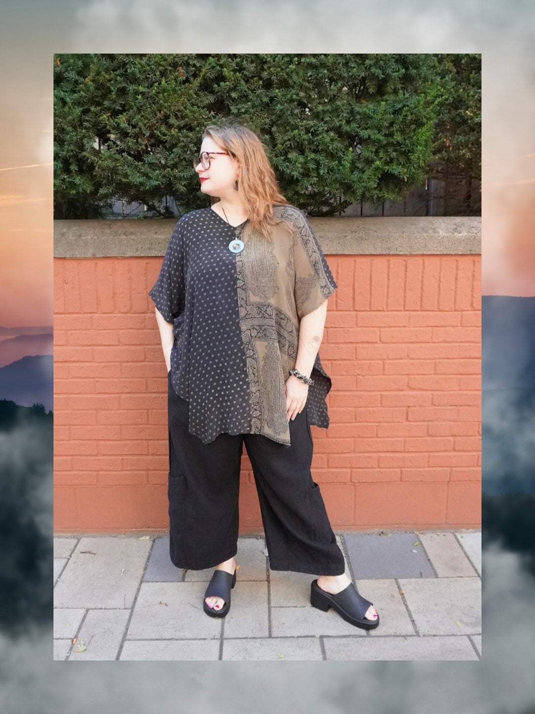 Releases Sunday at 8pm EST  PRC8970 Wabi Sabi Pure Silk Waterfall Top