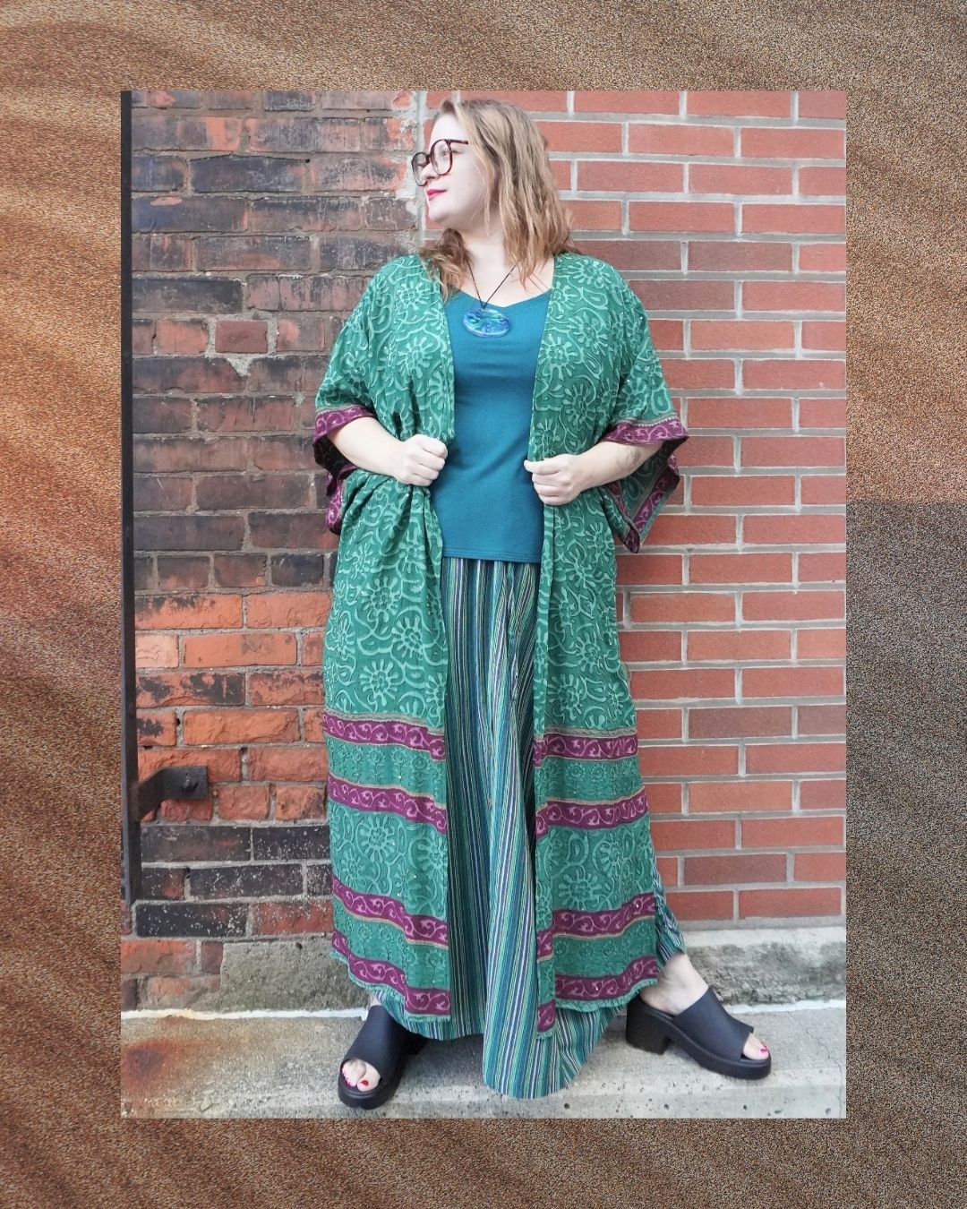 Releases Sunday at 8pm EST  PRC9062 Wabi Sabi Pure Silk Kimono Sleeved Duster with Belt
