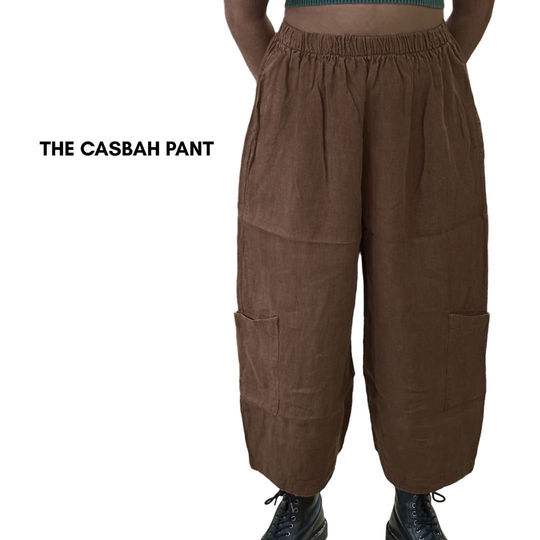 PRE ORDER BLACK Fall 2026 Bryn Walker Heavy Linen Pants