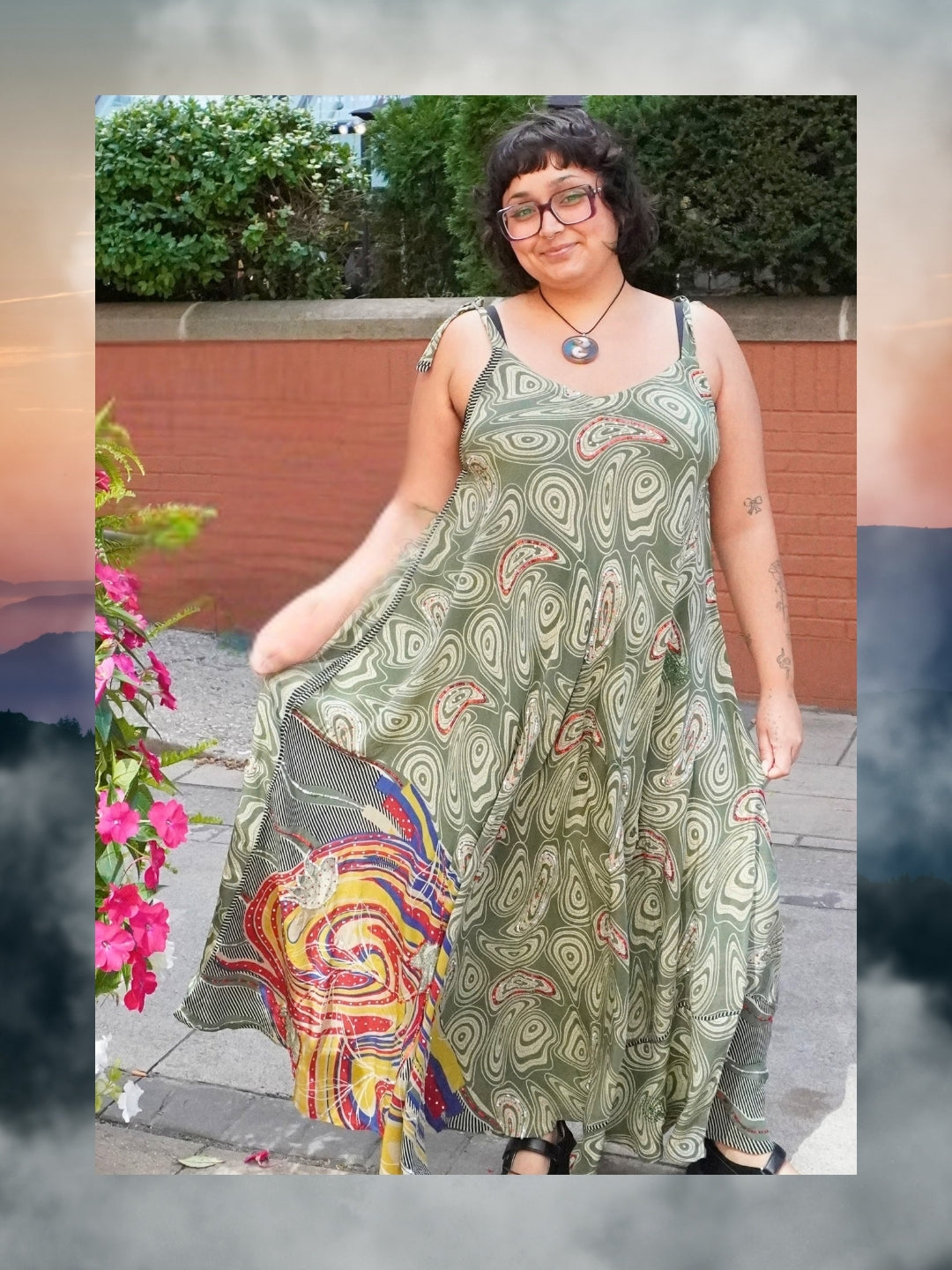 Releases Sunday at 8pm EST  PRC9081 Avatar Pure Silk Maxi Dress with Belt