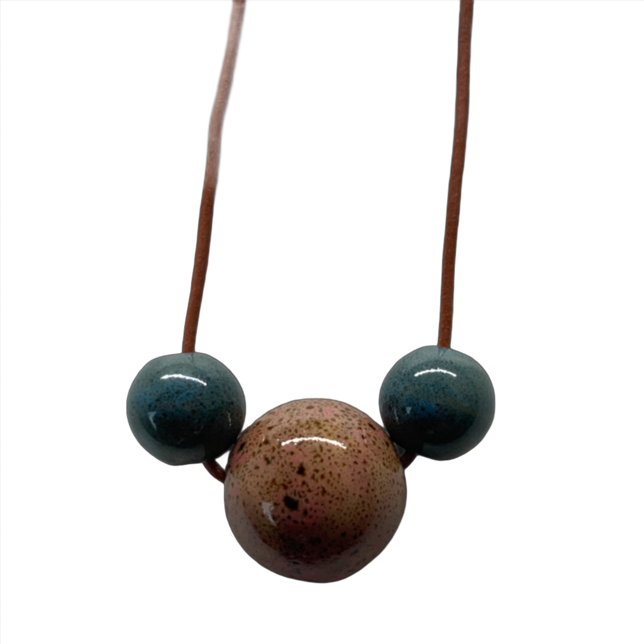 Holly Artisan Made Long Beaded Necklace