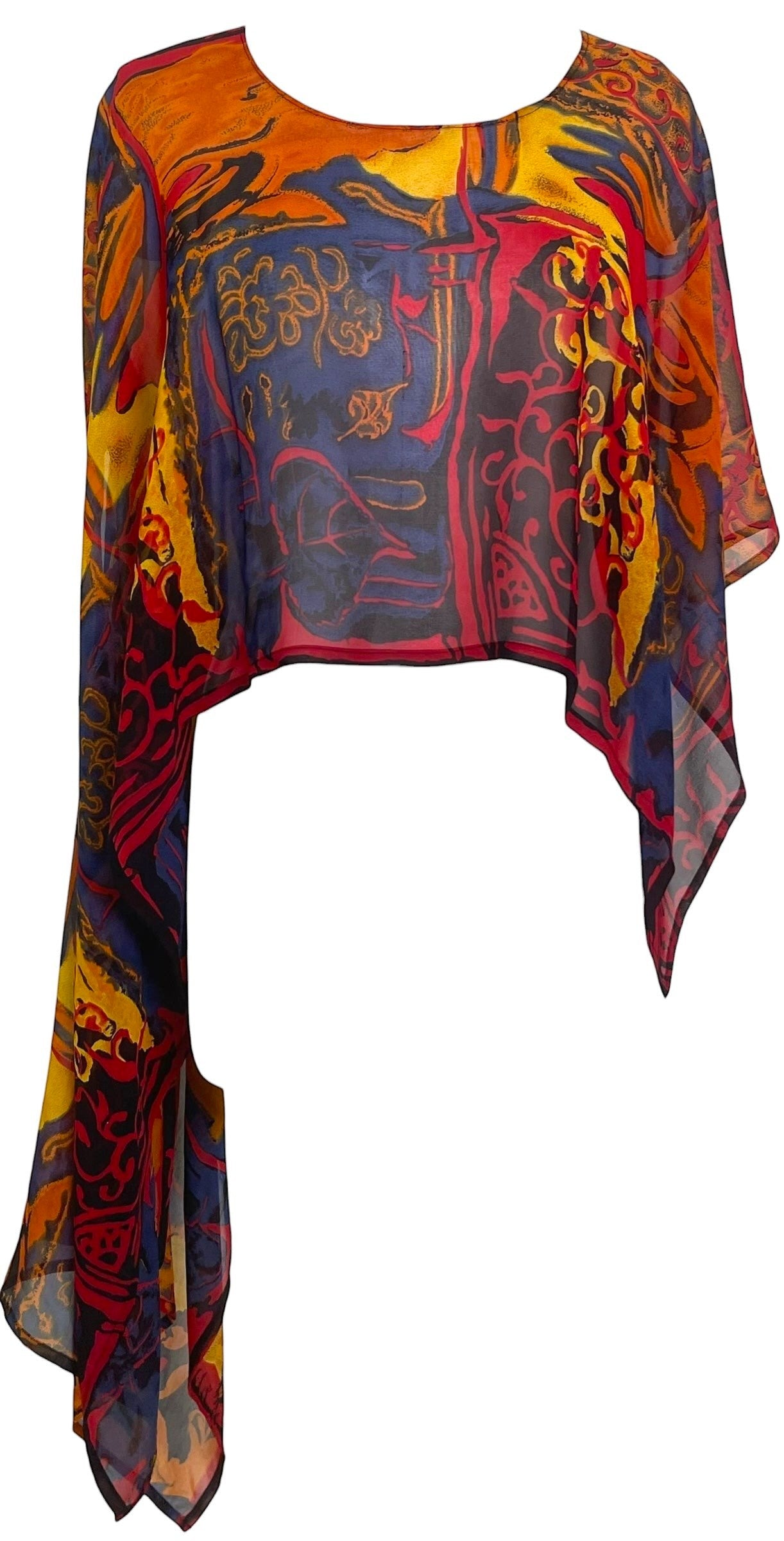 PRG8719 Sheer Avatar Pure Silk Versatile Vest