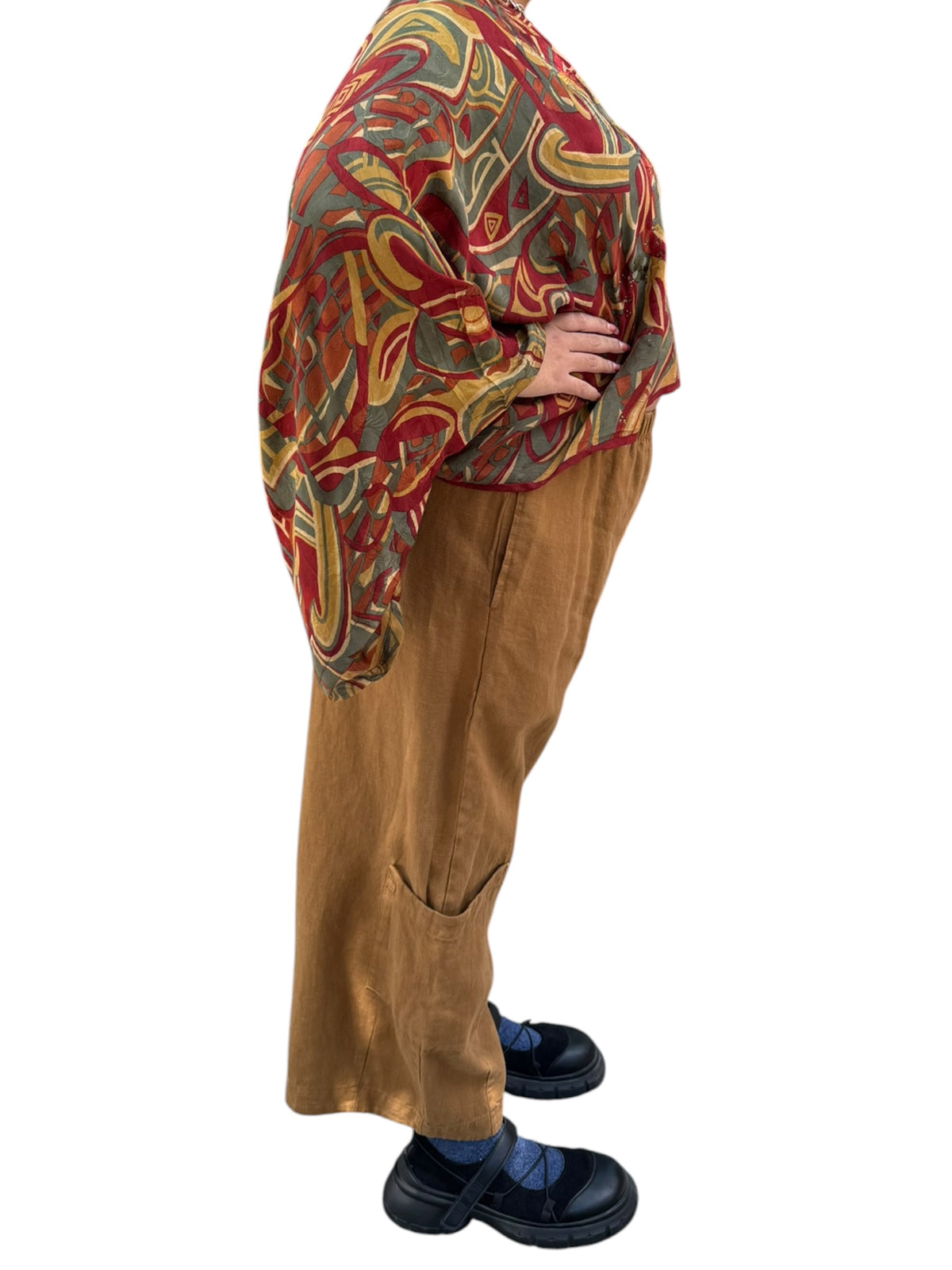IN STOCK GINGERSNAP Fall 2026 Bryn Walker Heavy Linen Casbah Pant