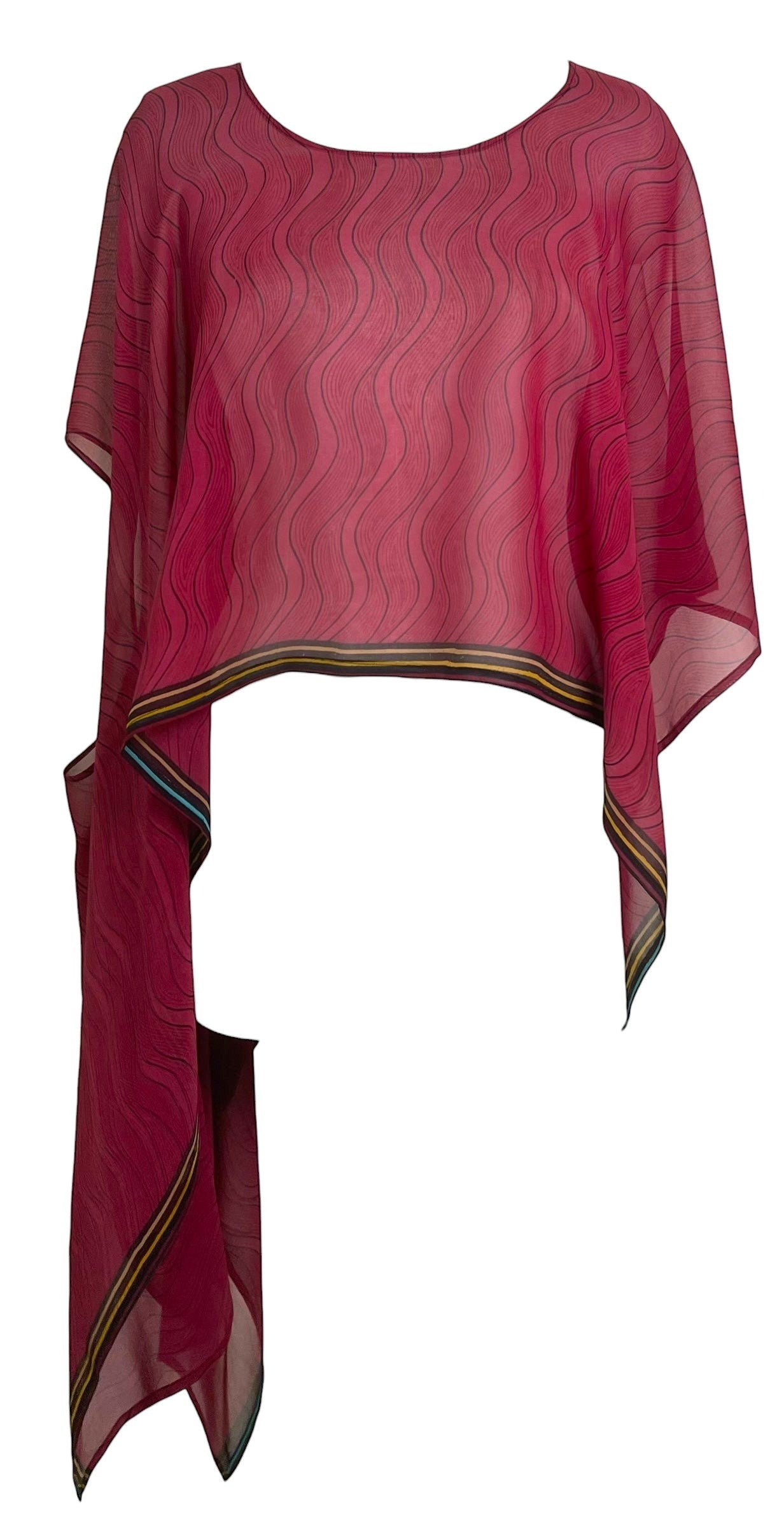 PRG8814 Sheer Avatar Pure Silk Versatile Vest