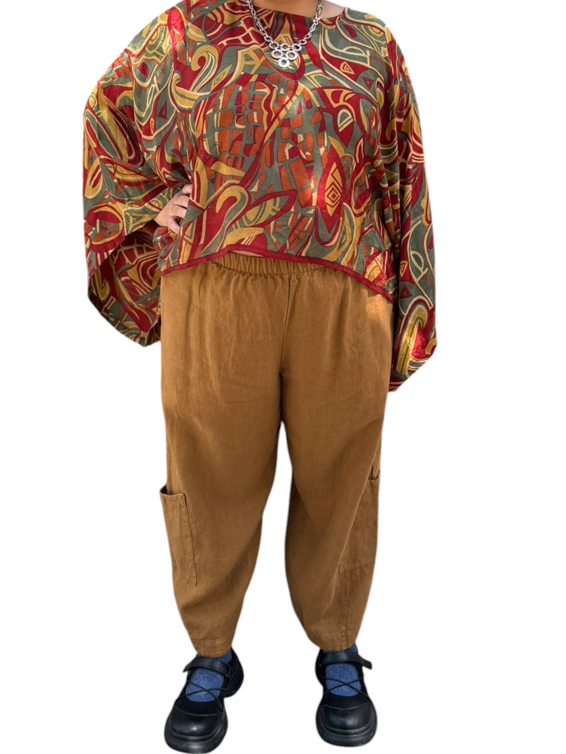 IN STOCK GINGERSNAP Fall 2026 Bryn Walker Heavy Linen Casbah Pant