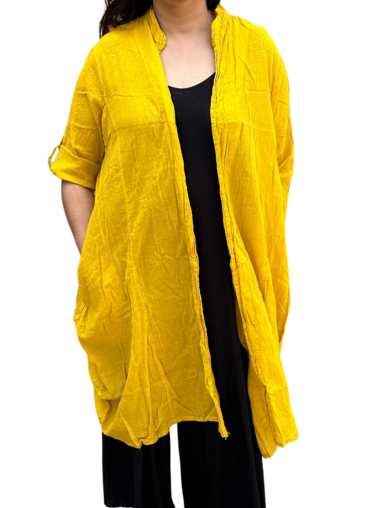 Sunflower Cotton Voile Cardigan