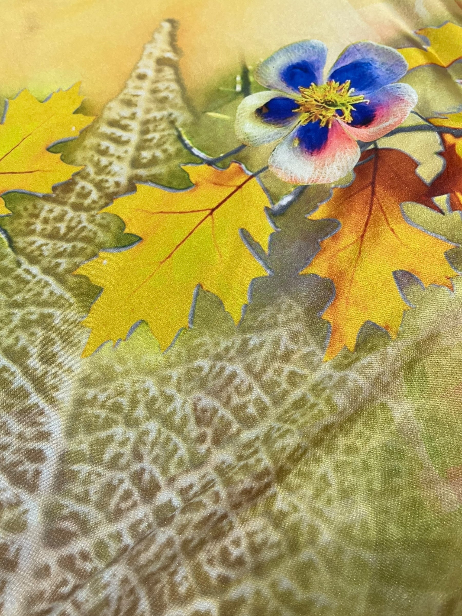 Pollen Version A Upcycled Pure Silk Satin Pillowcase