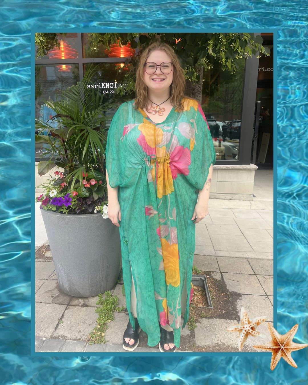 Releases Sunday at 8pm EST PRG8952 Sheer Wabi Sabi Pure Silk Maxi Kaftan