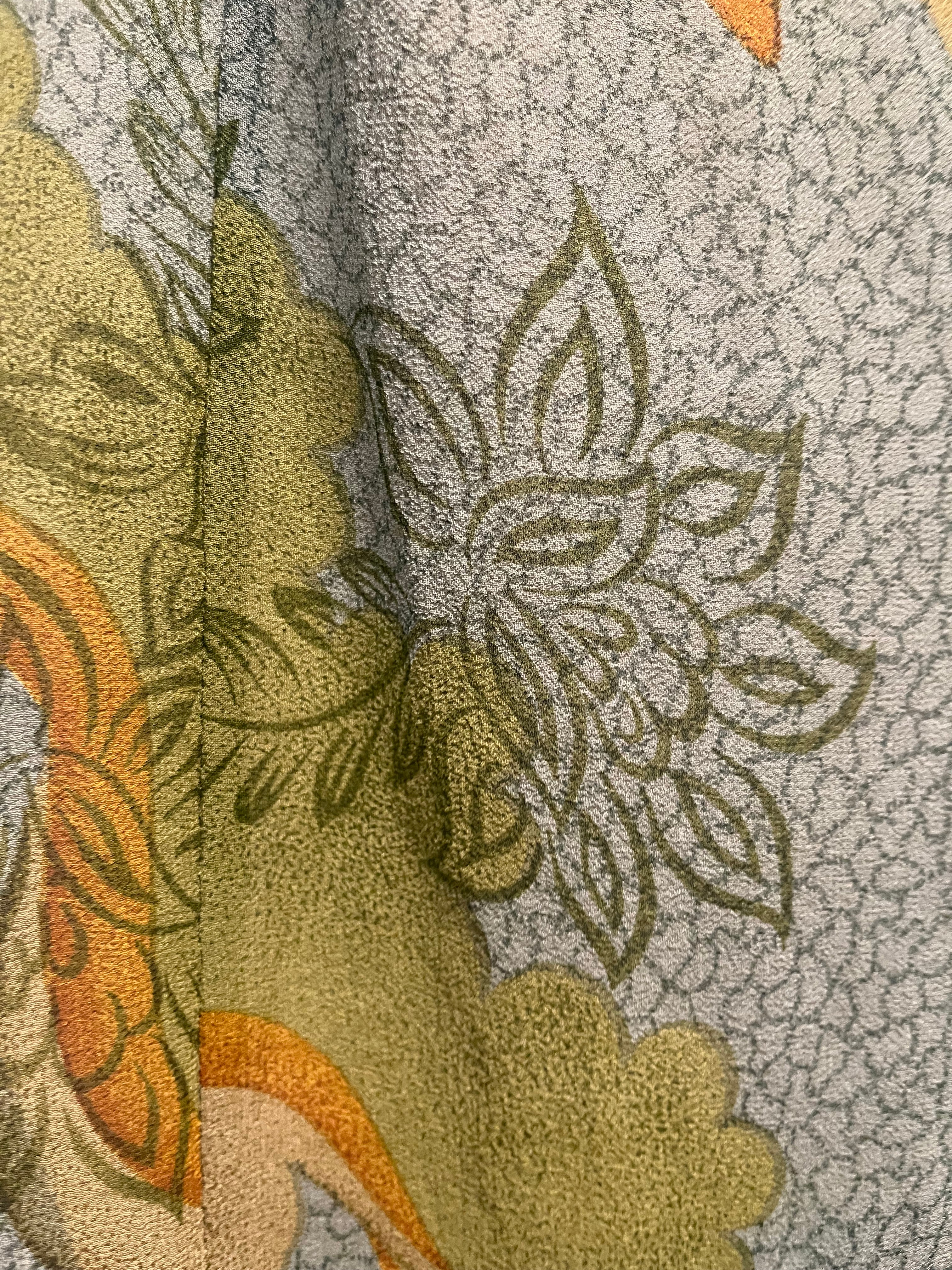 PRG3513 Sheer Avatar Pure Silk Self Pocket Tunic Dress