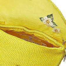Tart Beaded Lemon Crossbody Handbag