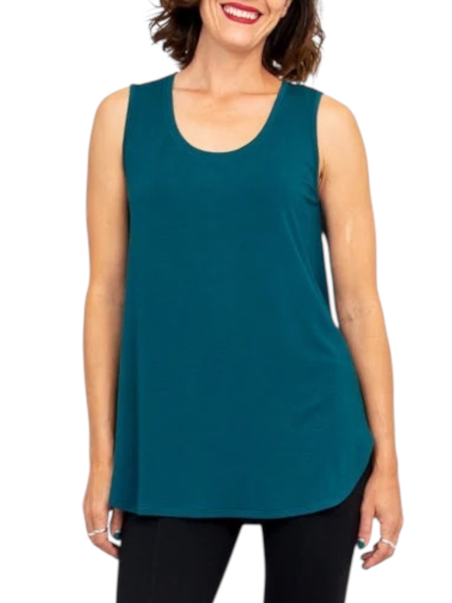 Teal Bamboo Jazz Tank