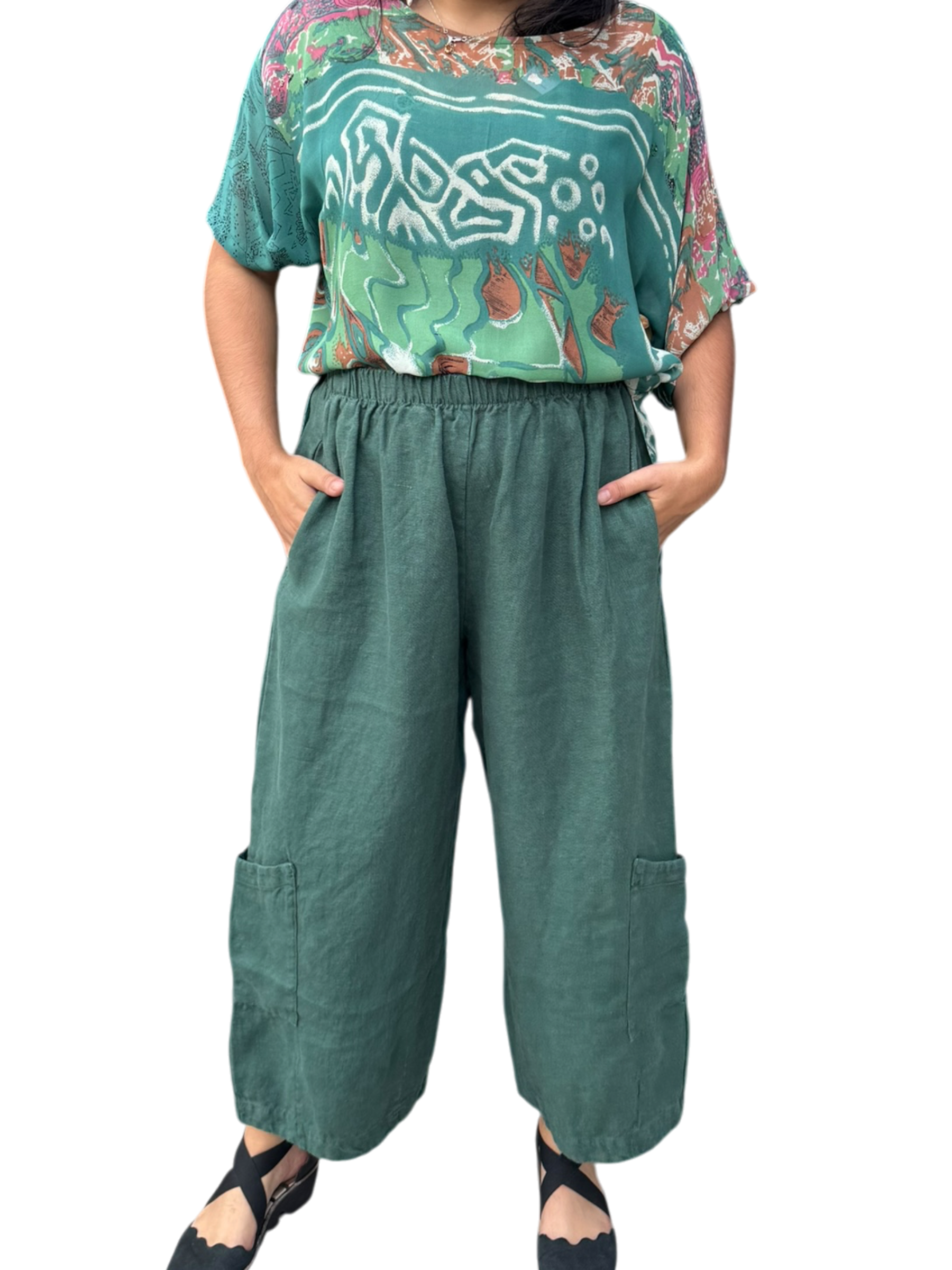 IN STOCK TYROL Fall 2026 Bryn Walker Heavy Linen Casbah Pant