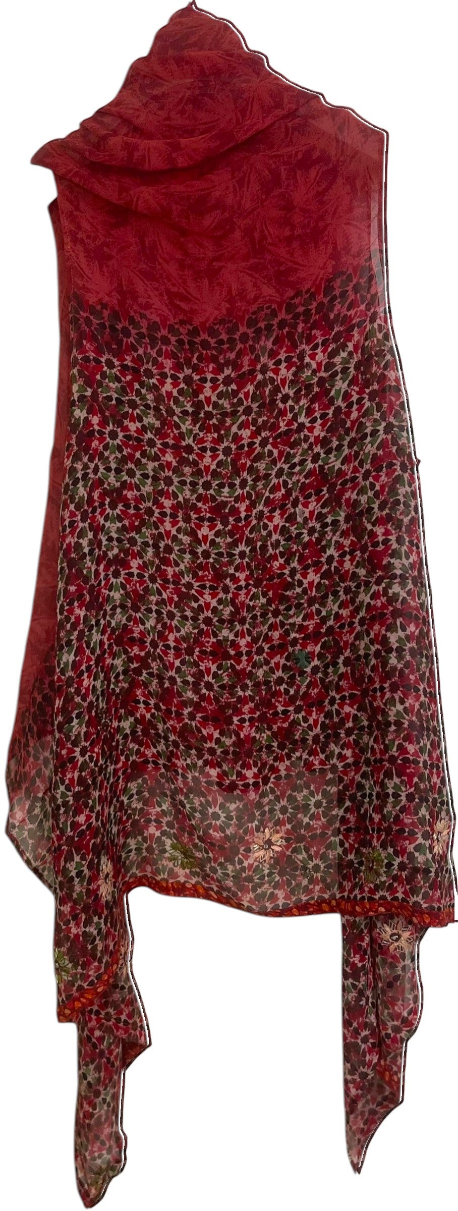 PRG8907 Sheer Wabi Sabi Pure Silk Versatile Vest