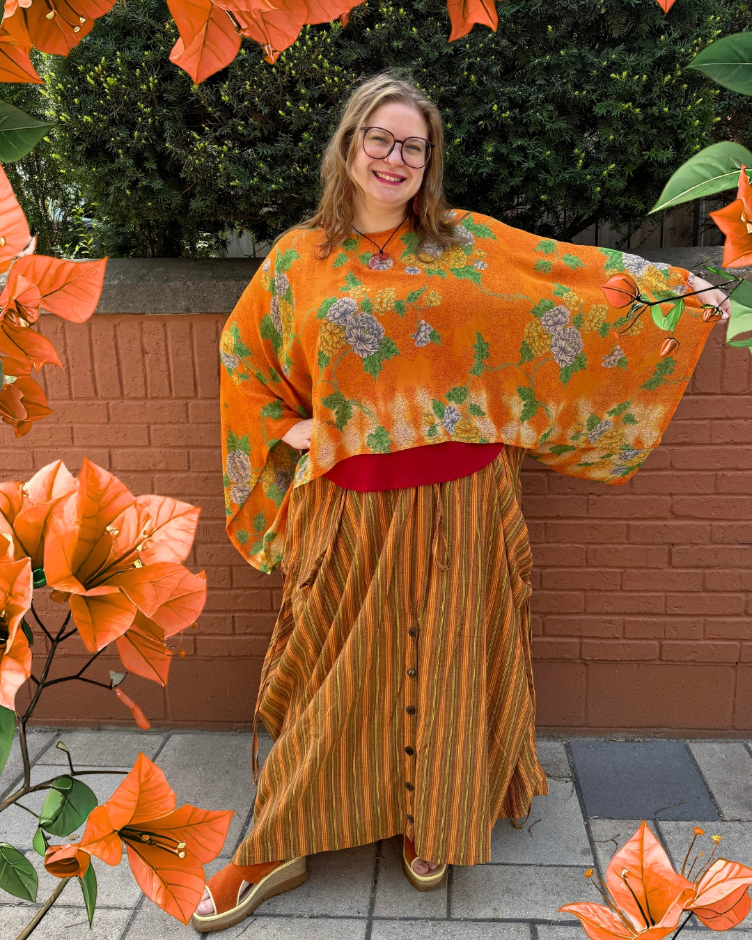 Releases Sunday at 8pm EST  PRG9028 Sheer Avatar Pure Silk Kimono-Sleeved Top