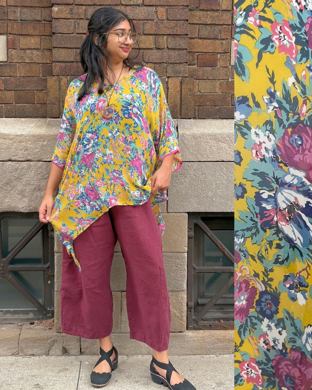 Releases Sunday at 8pm EST  PRG9165 Sheer Avatar Pure Silk Long Tunic with Side Ties