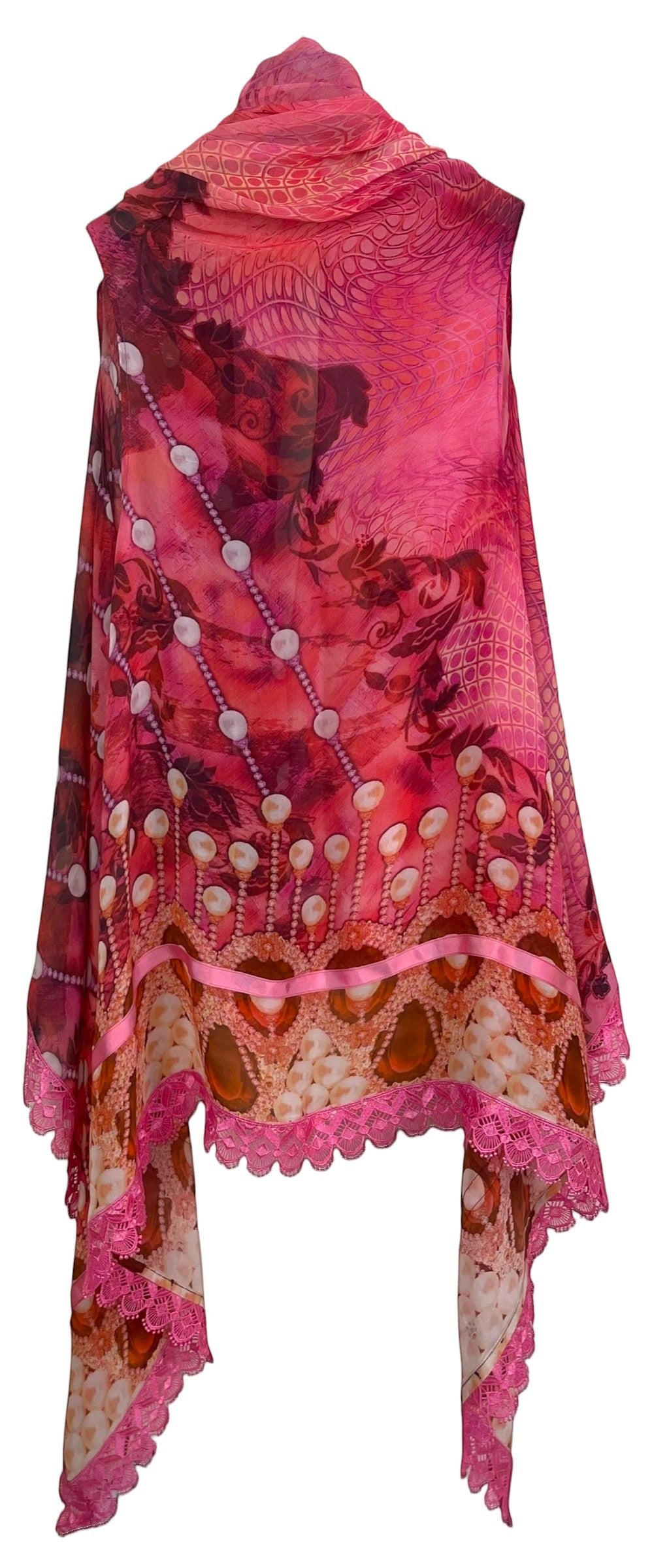 PRG8805 Sheer Avatar Pure Silk Versatile Vest