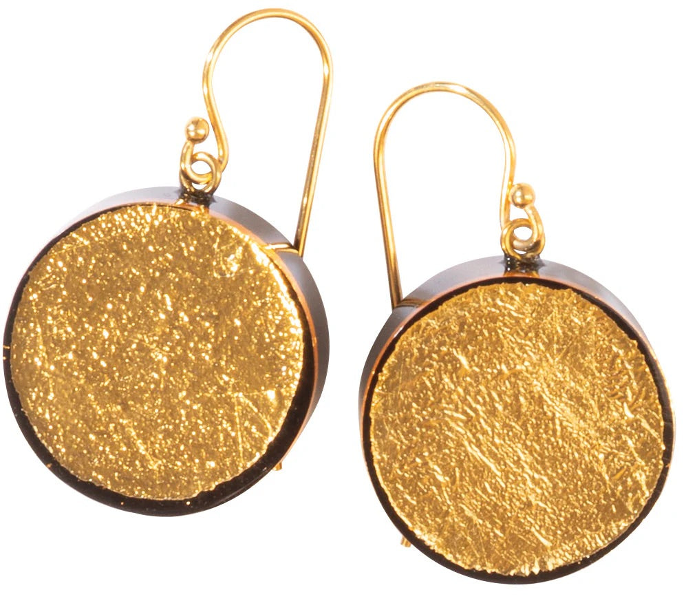 Winter Gold Radiance Earrings