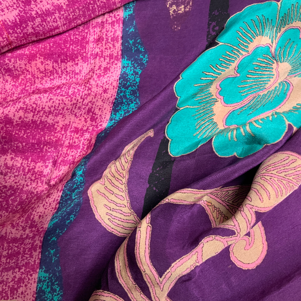 New Romantics Upcycled Pure Silk Satin Pillowcase