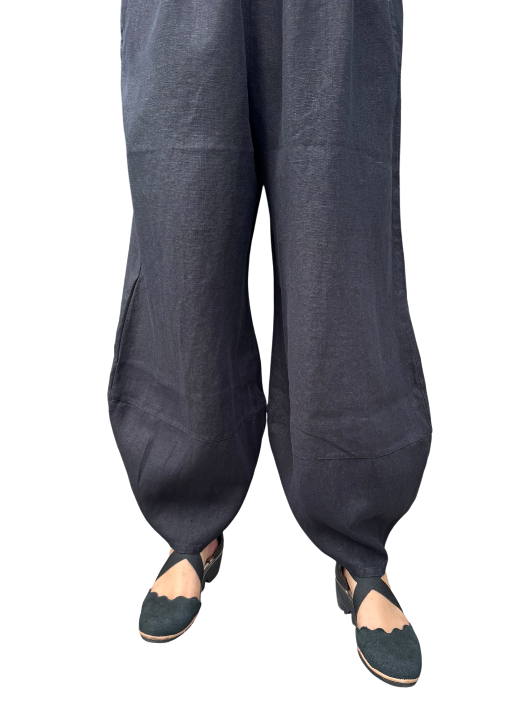 IN STOCK BLACK Fall 2026 Bryn Walker Heavy Linen Oliver Pants