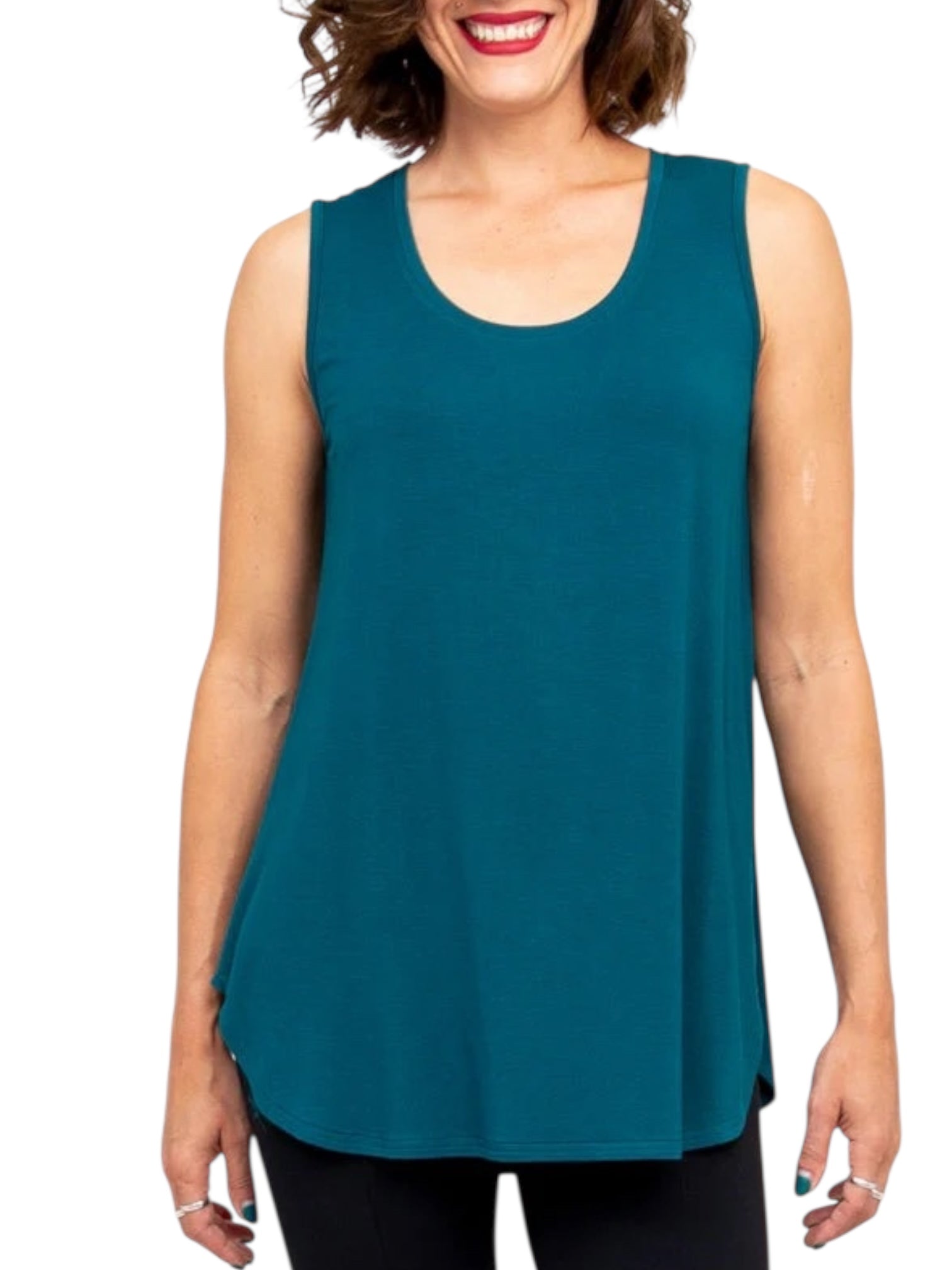 Teal Bamboo Jazz Tank