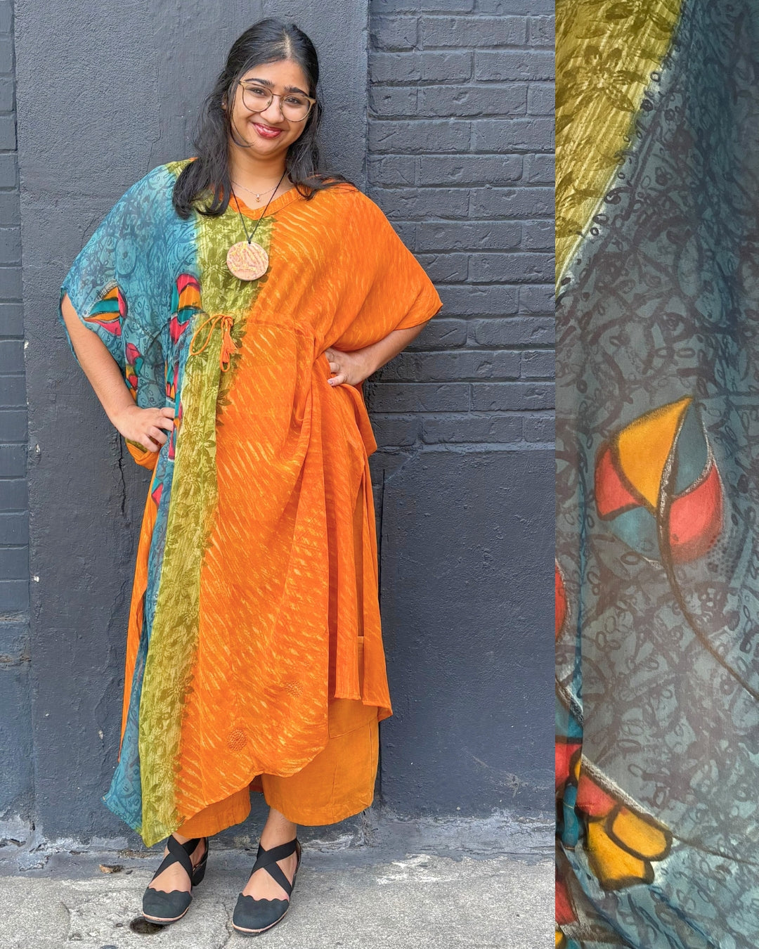 Releases Sunday at 8pm EST  PRG8954 Sheer Avatar Pure Silk Maxi Kaftan