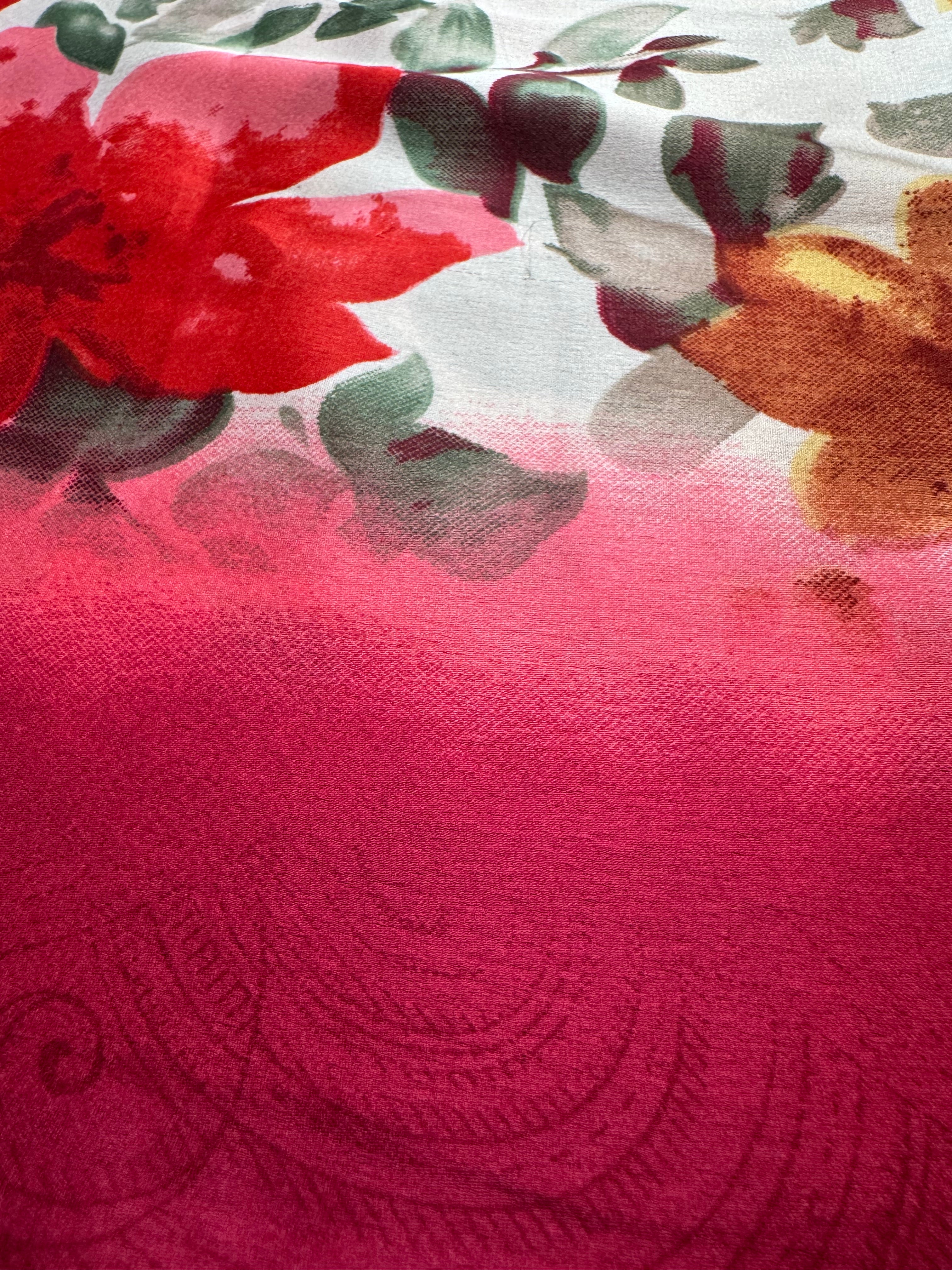 Garden Upcycled Pure Silk Satin Pillowcase