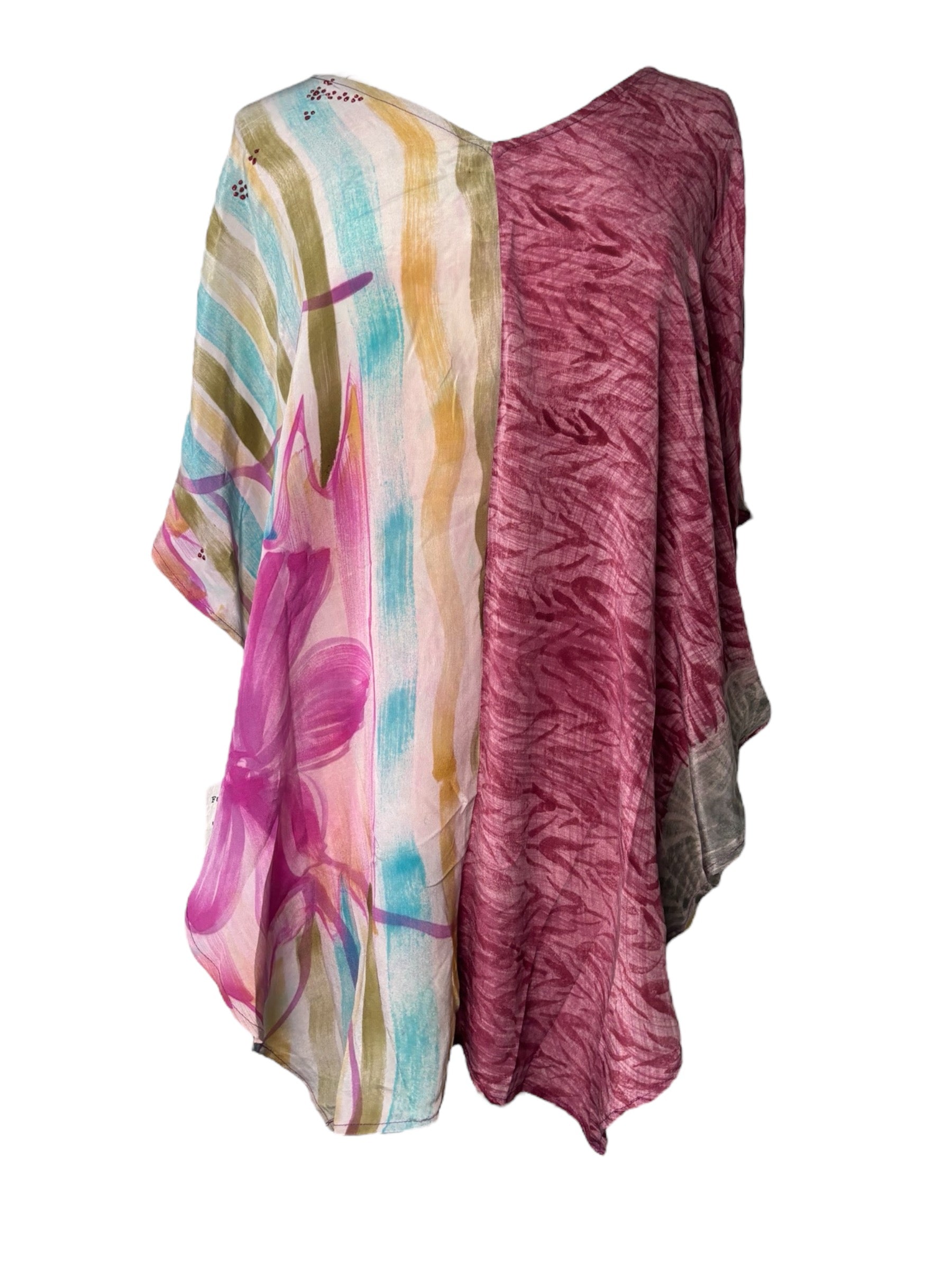 PRC5693 Avatar Pure Silk Waterfall Top