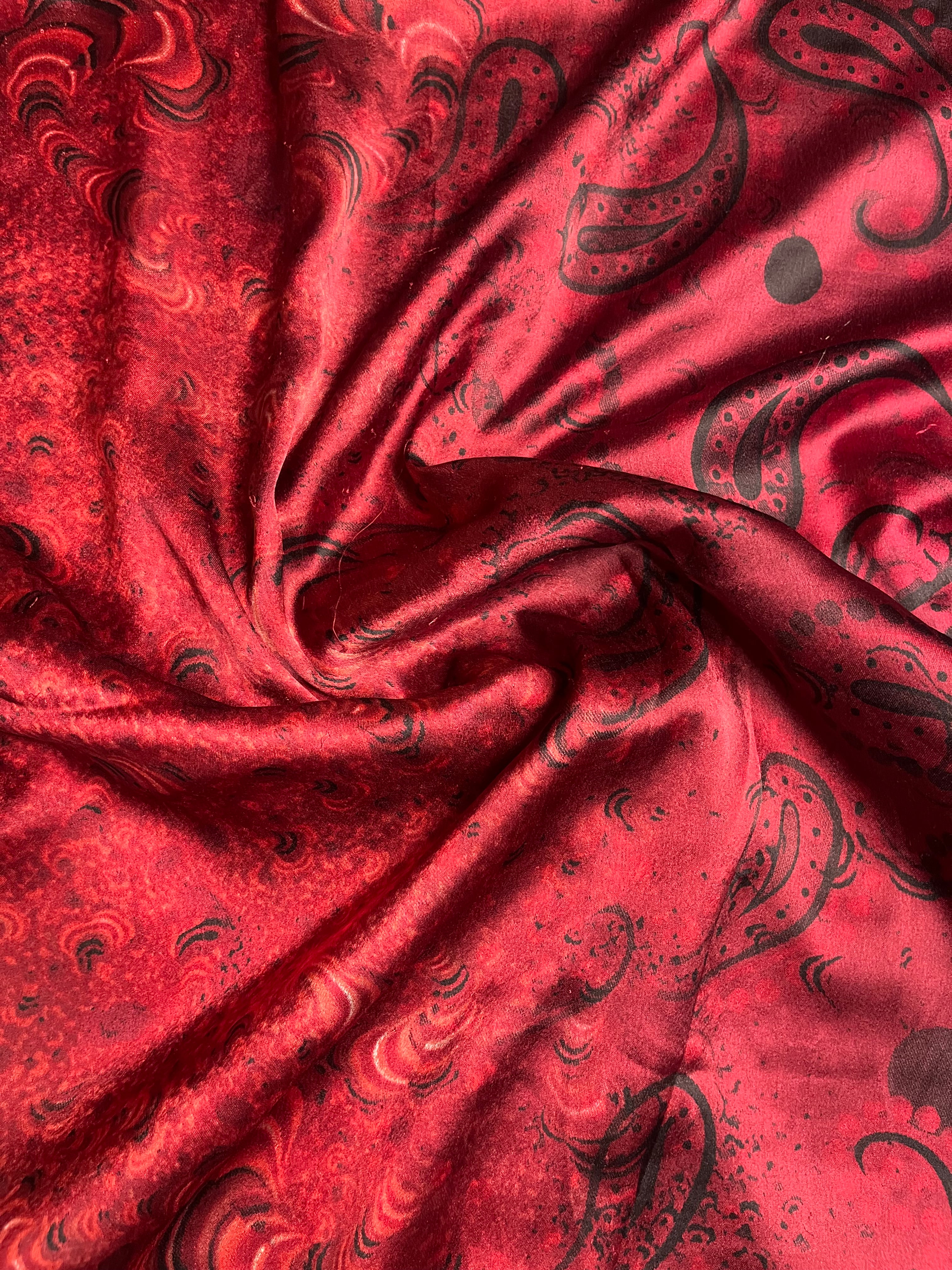 Cardinal Upcycled Pure Silk Satin Pillowcase