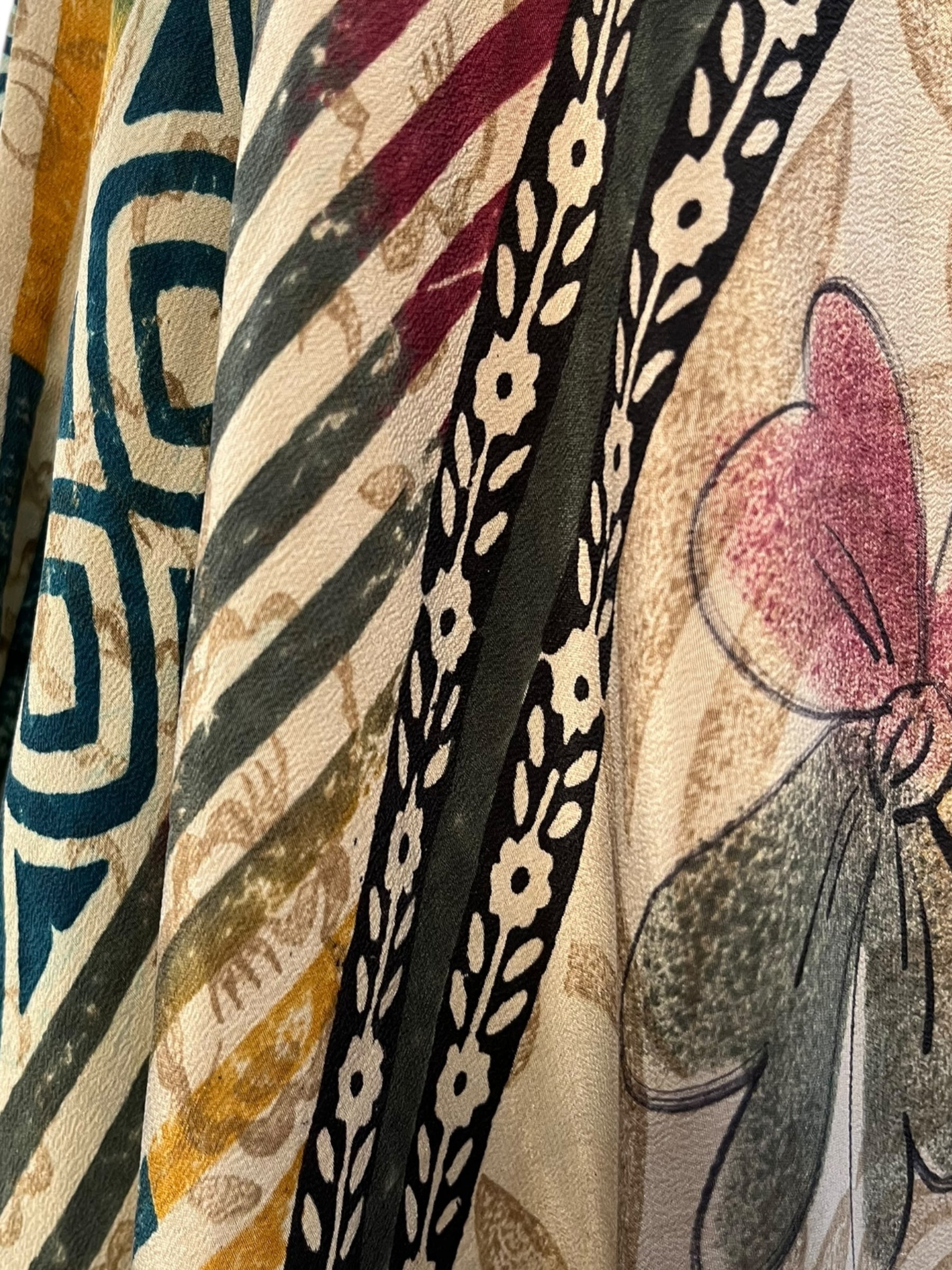 PRC1867 Avatar Pure Silk One Shoulder Dress