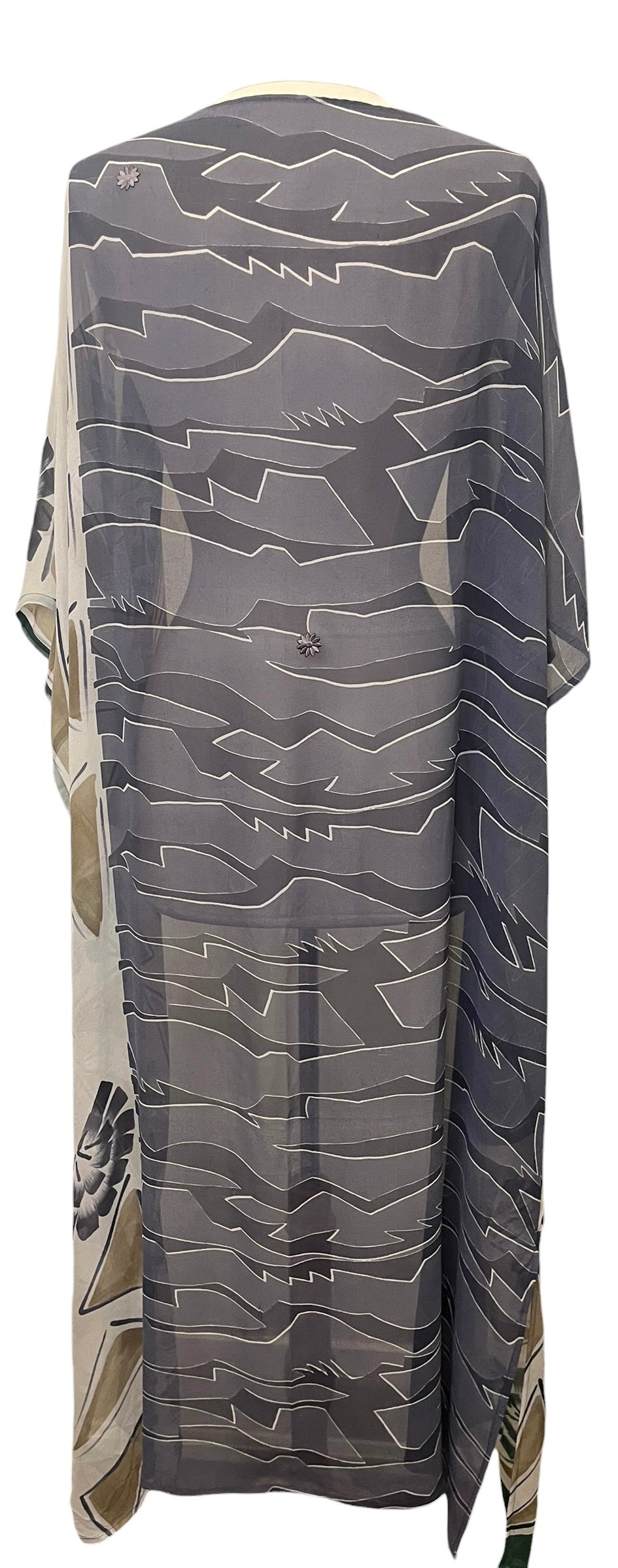 Releases Sunday at 8pm EST  PRG9041 Sheer Wabi Sabi Pure Silk Kimono Sleeved Duster with Belt