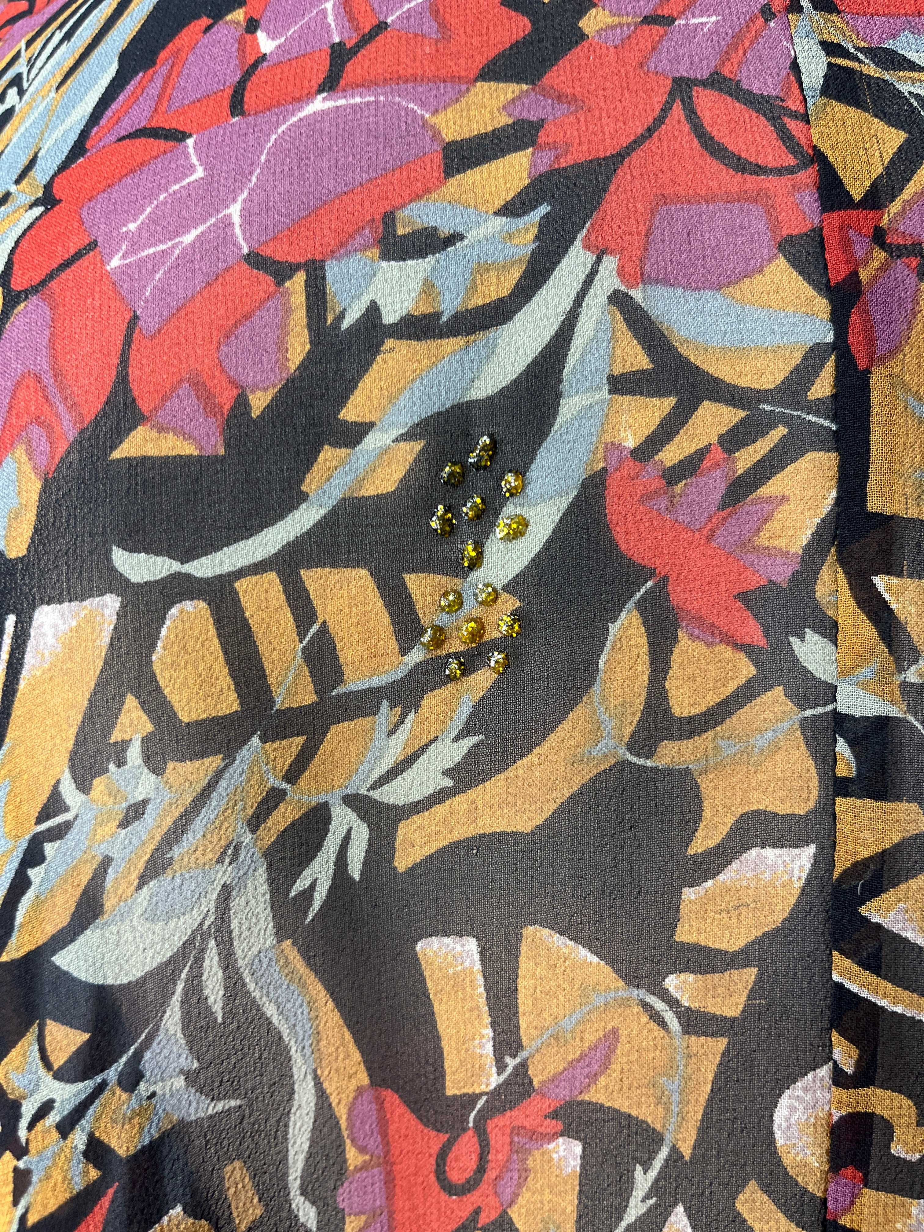 PRG7084 Sheer Wabi Sabi Pure Silk Waterfall Top