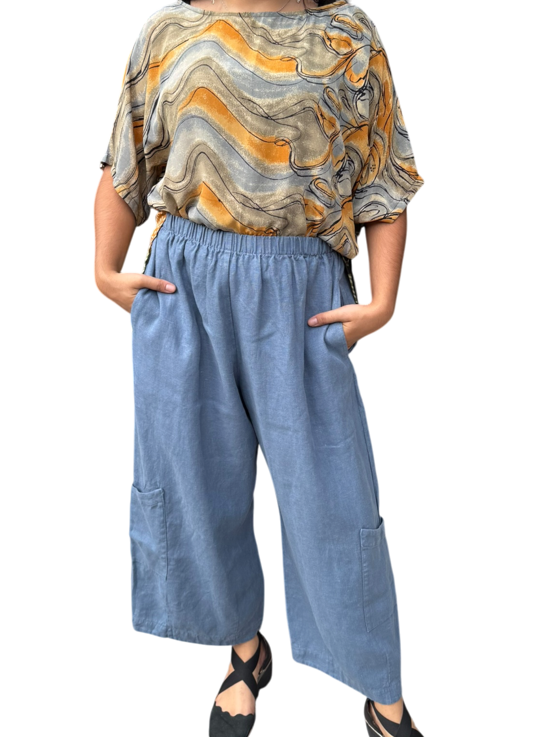 IN STOCK VITZNAU Fall 2026 Bryn Walker Heavy Linen Casbah Pant