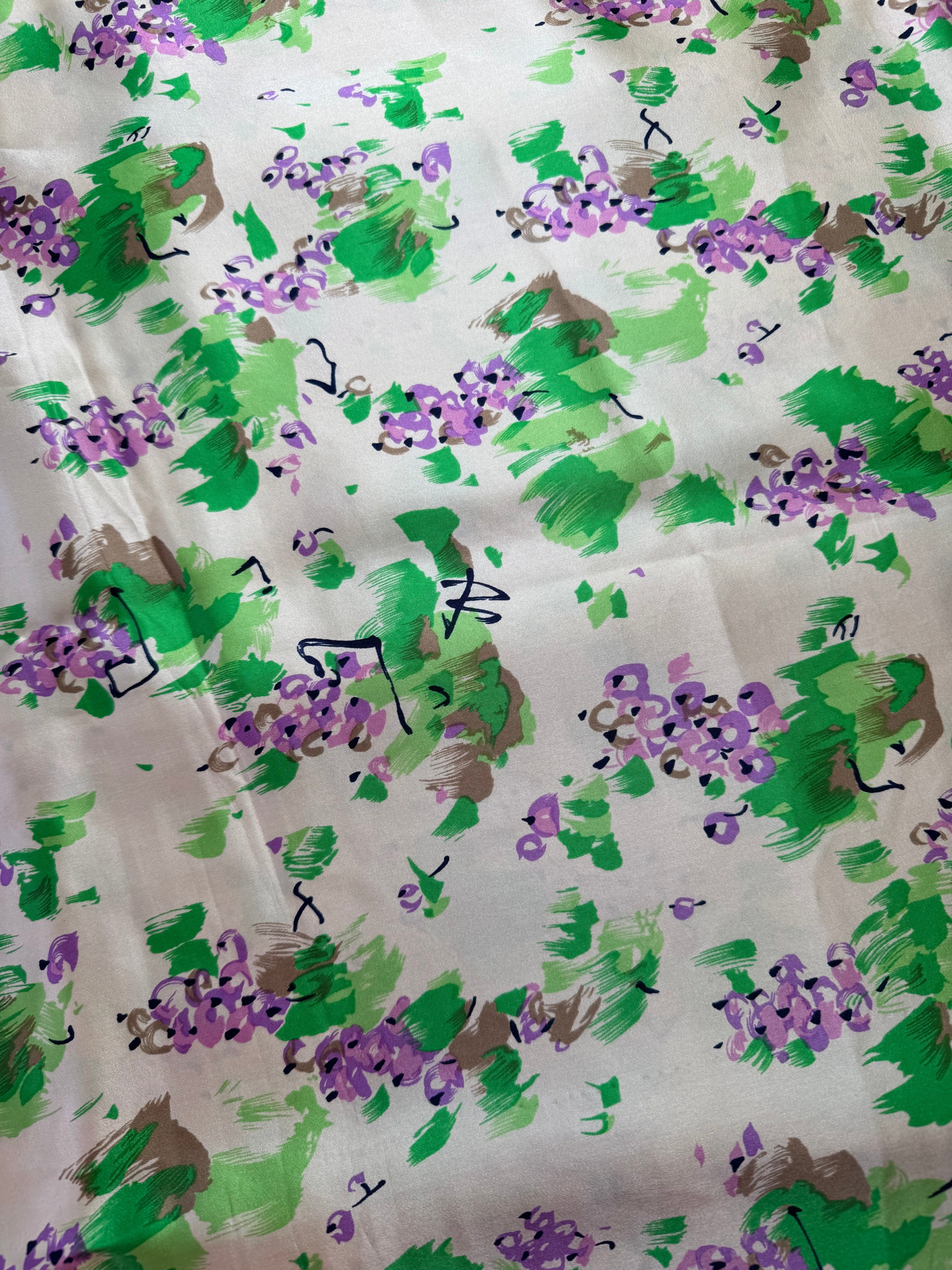 Fields Sky Upcycled Pure Silk Satin Pillowcase