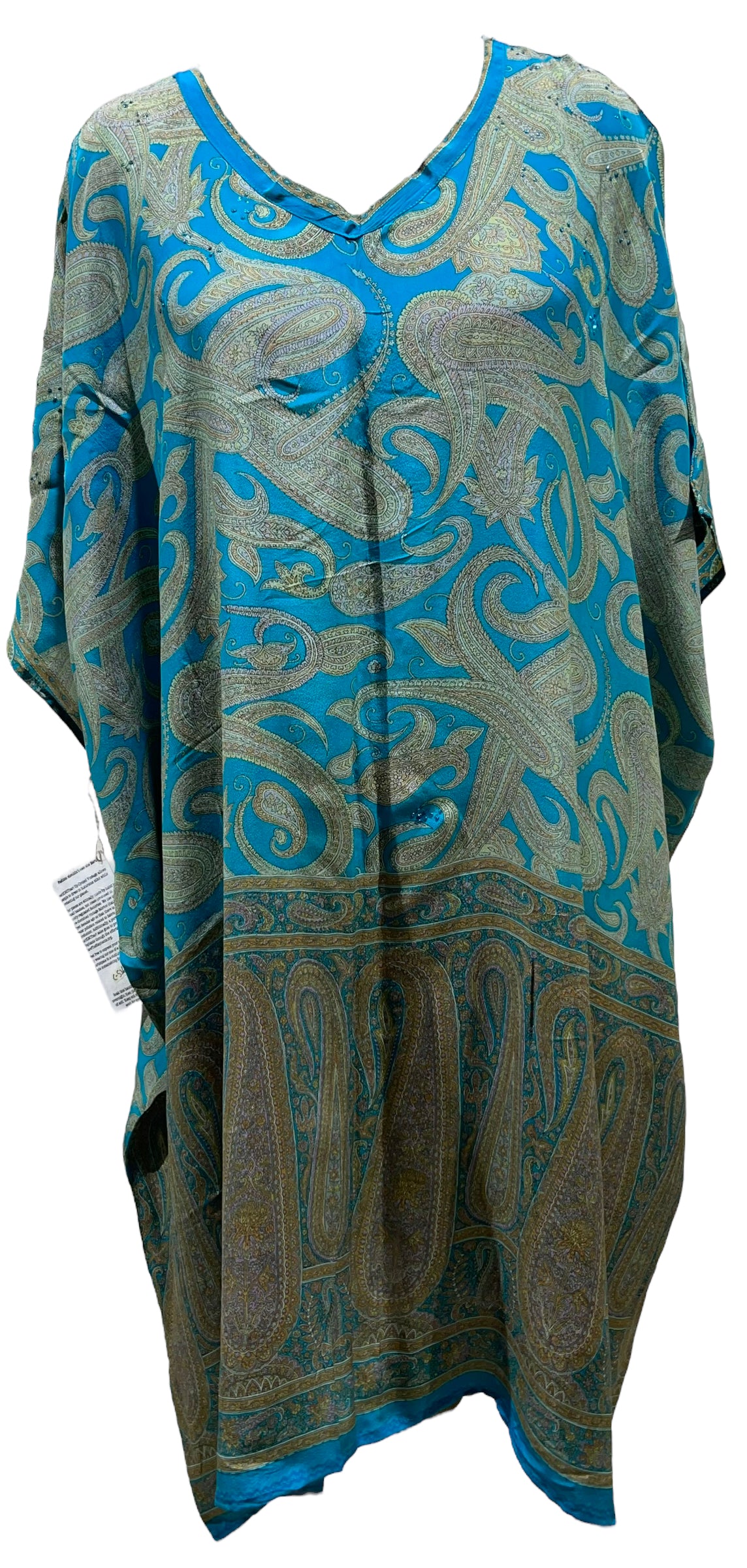 PRC5366 Avatar Pure Silk Midi Length Kaftan