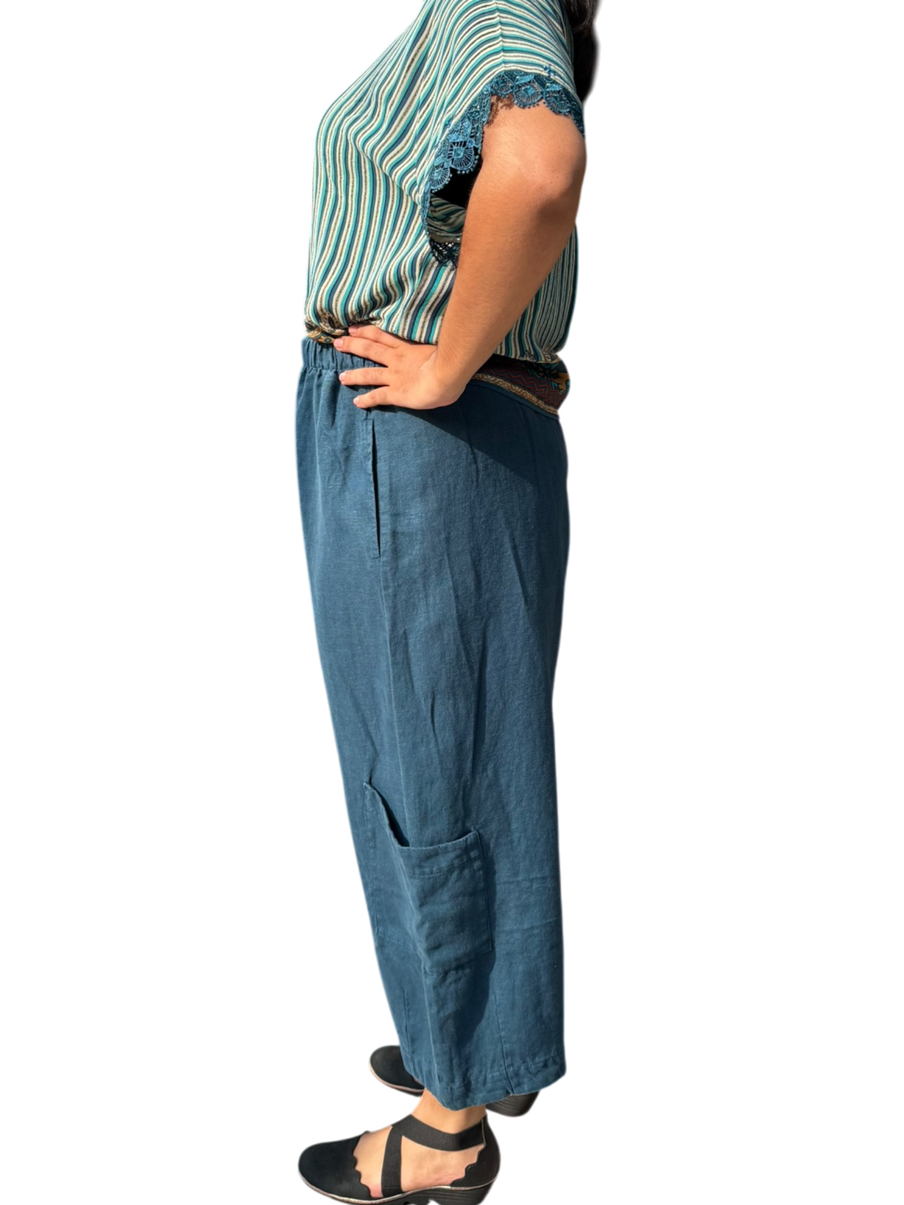 IN STOCK STARLING Fall 2026 Bryn Walker Heavy Linen Casbah Pant
