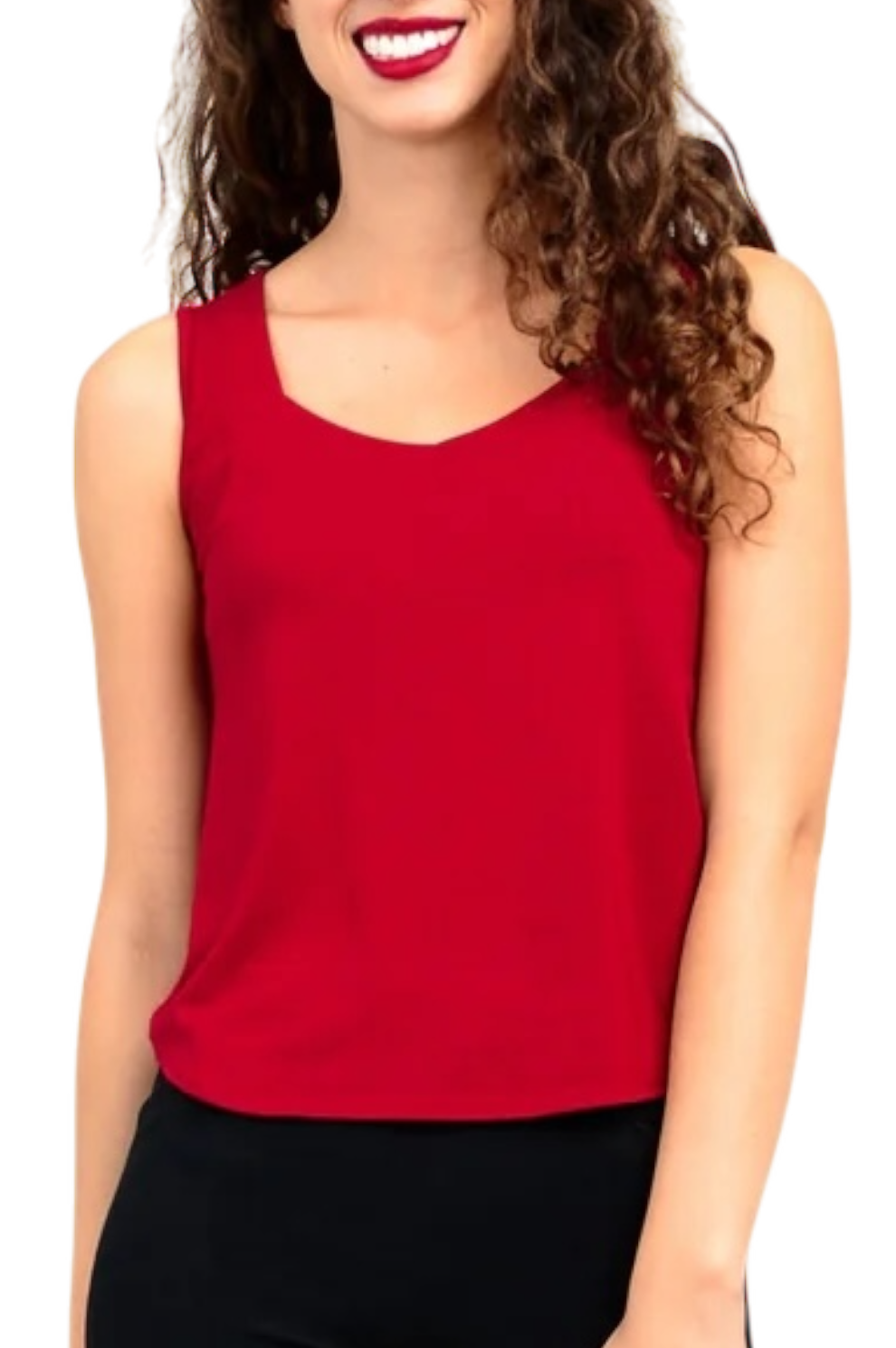 Lipstick Red Bamboo Ritzy Tank