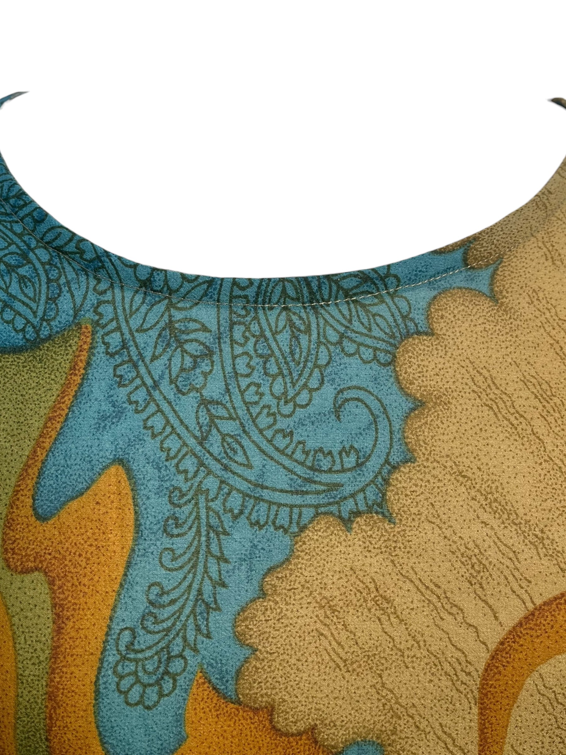 PRG3513 Sheer Avatar Pure Silk Self Pocket Tunic Dress