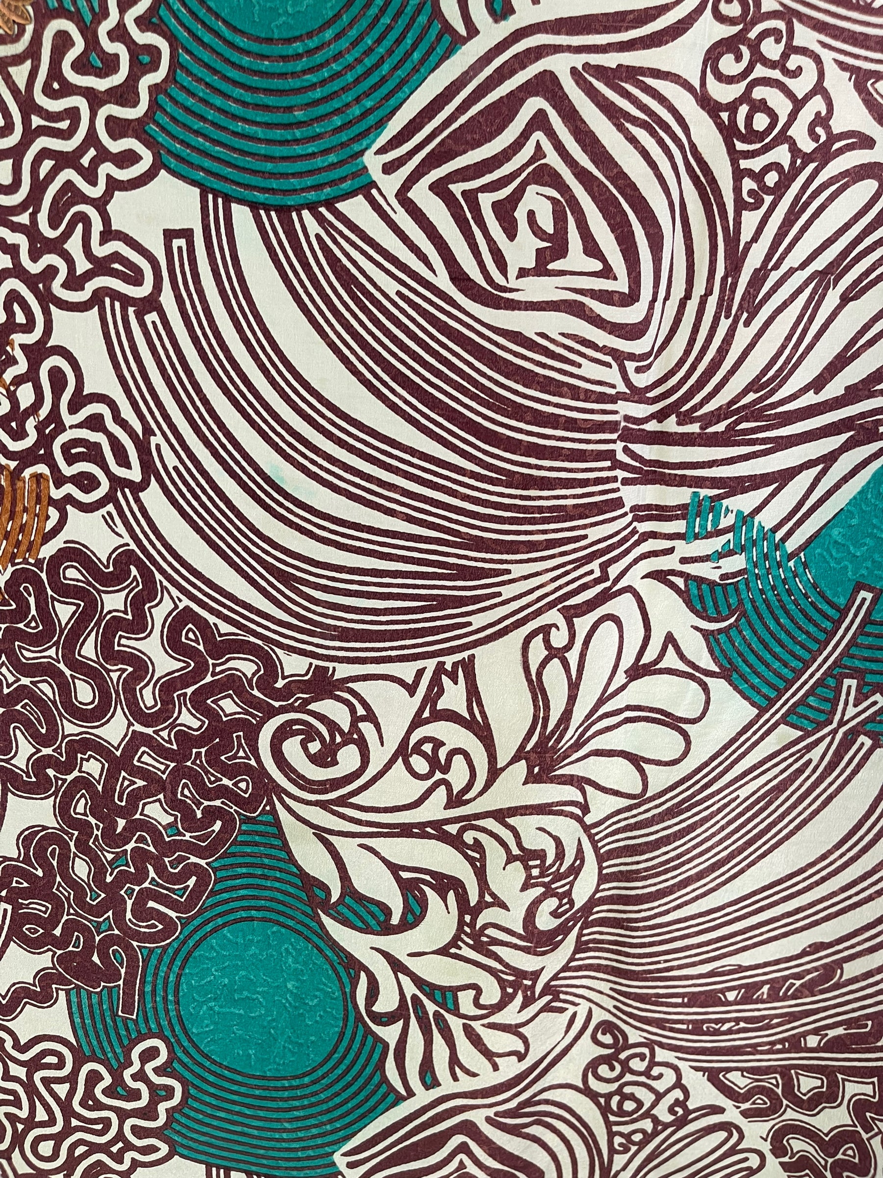 PRC6109 Wabi Sabi Pure Silk Short Kaftan Tunic without Slits