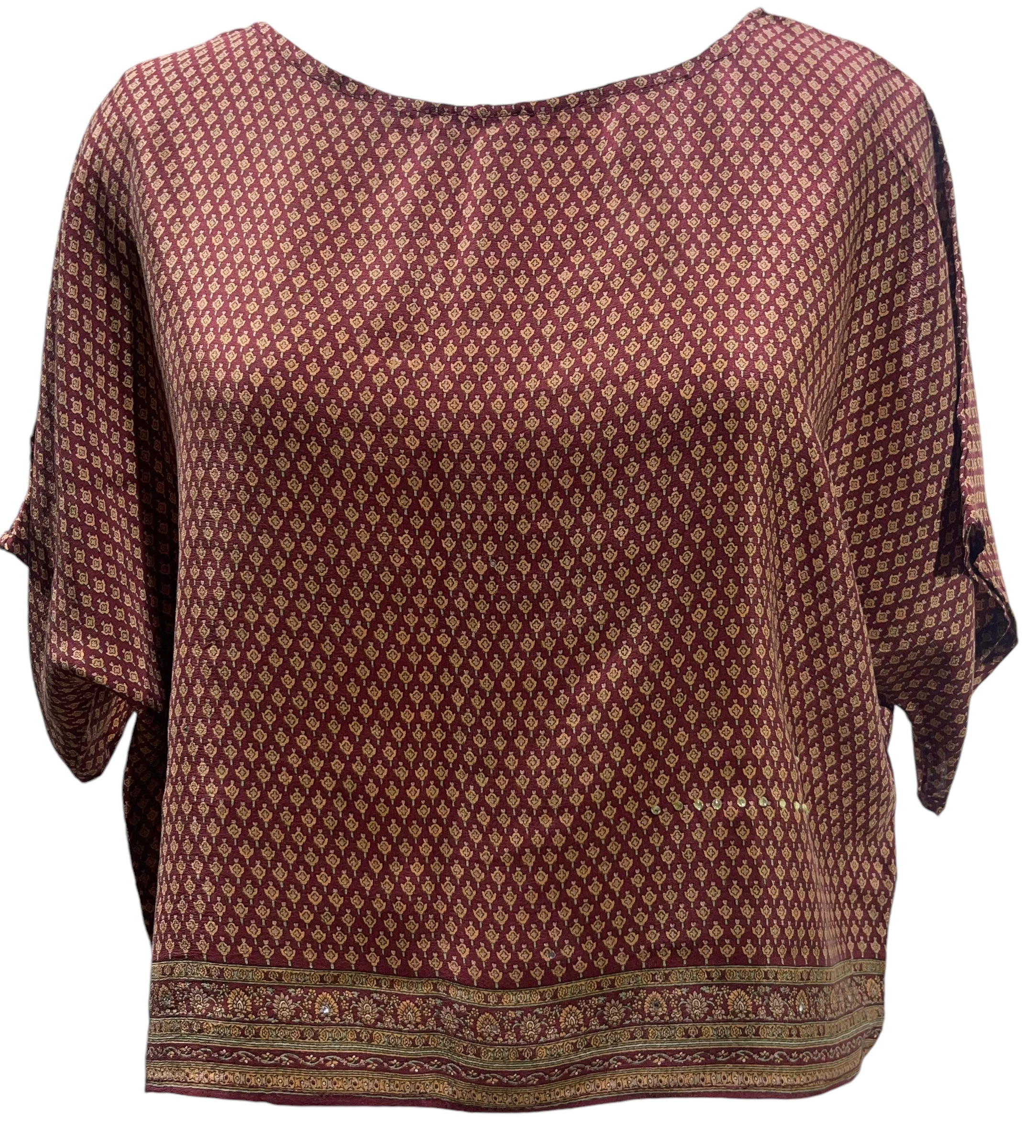 PRC4750 Avatar Pure Silk Boxy Top