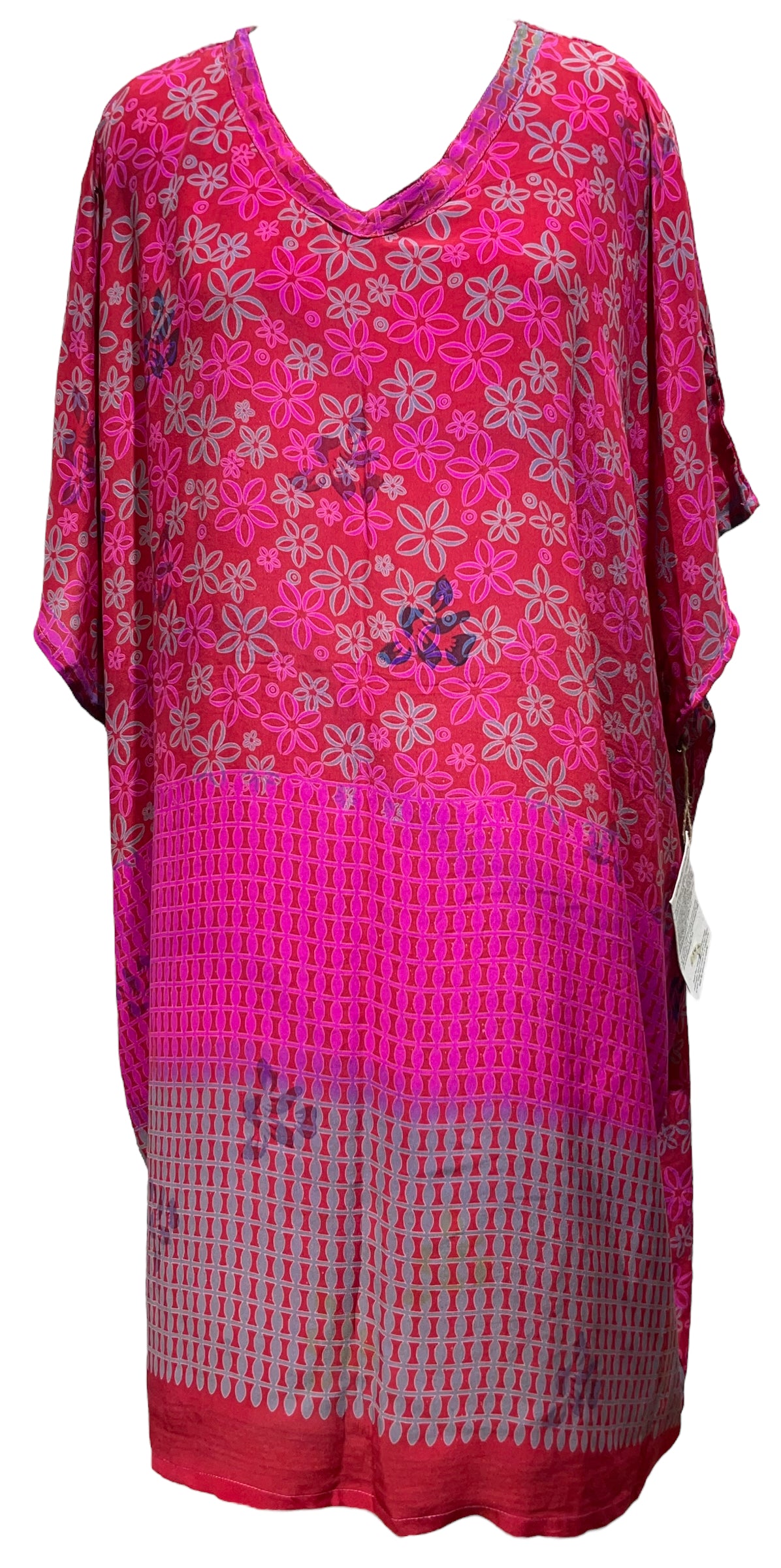 PRC5012 Avatar Pure Silk Midi Length Kaftan