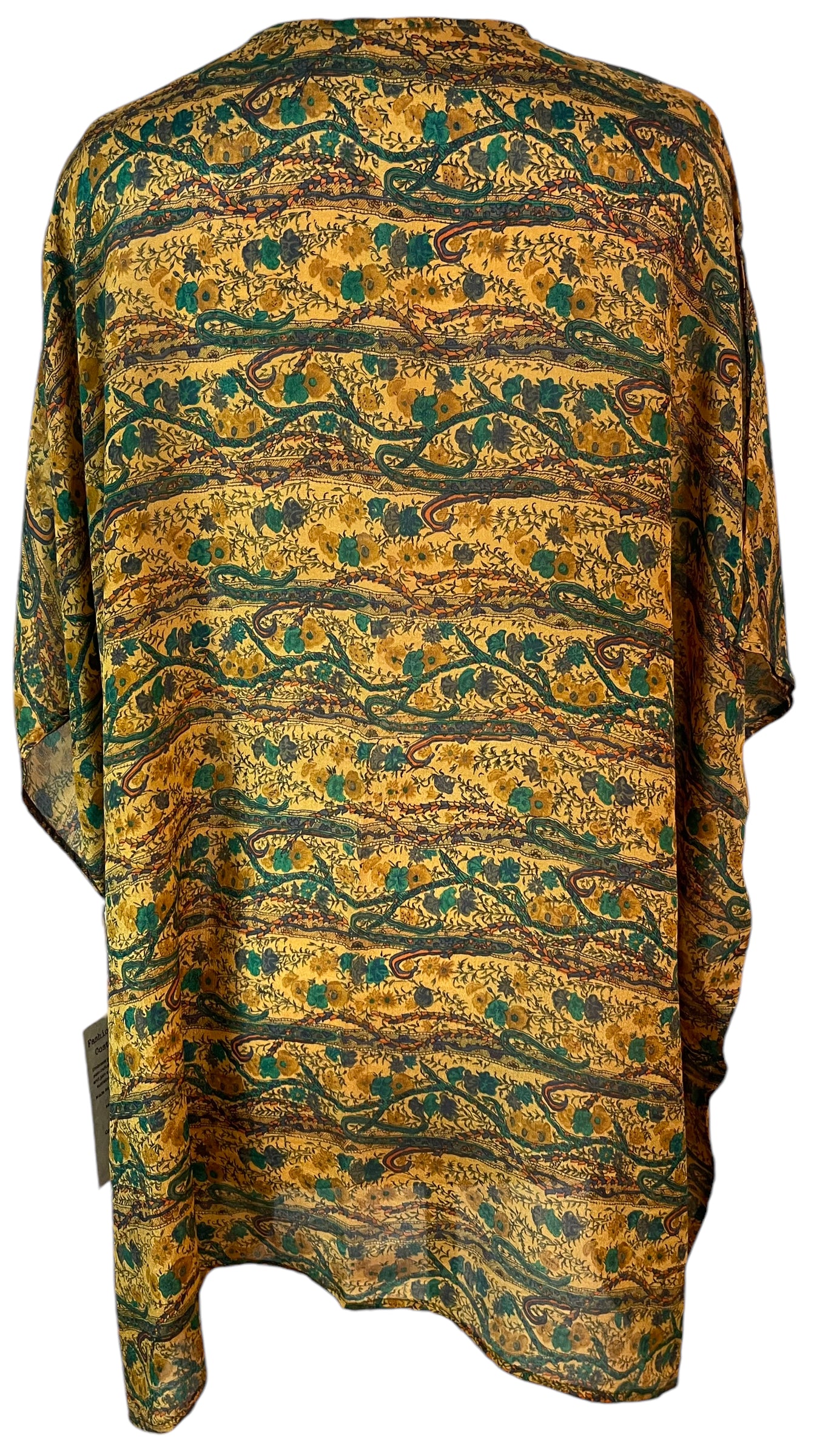 PRC5914 Avatar Pure Silk Short Kaftan Tunic