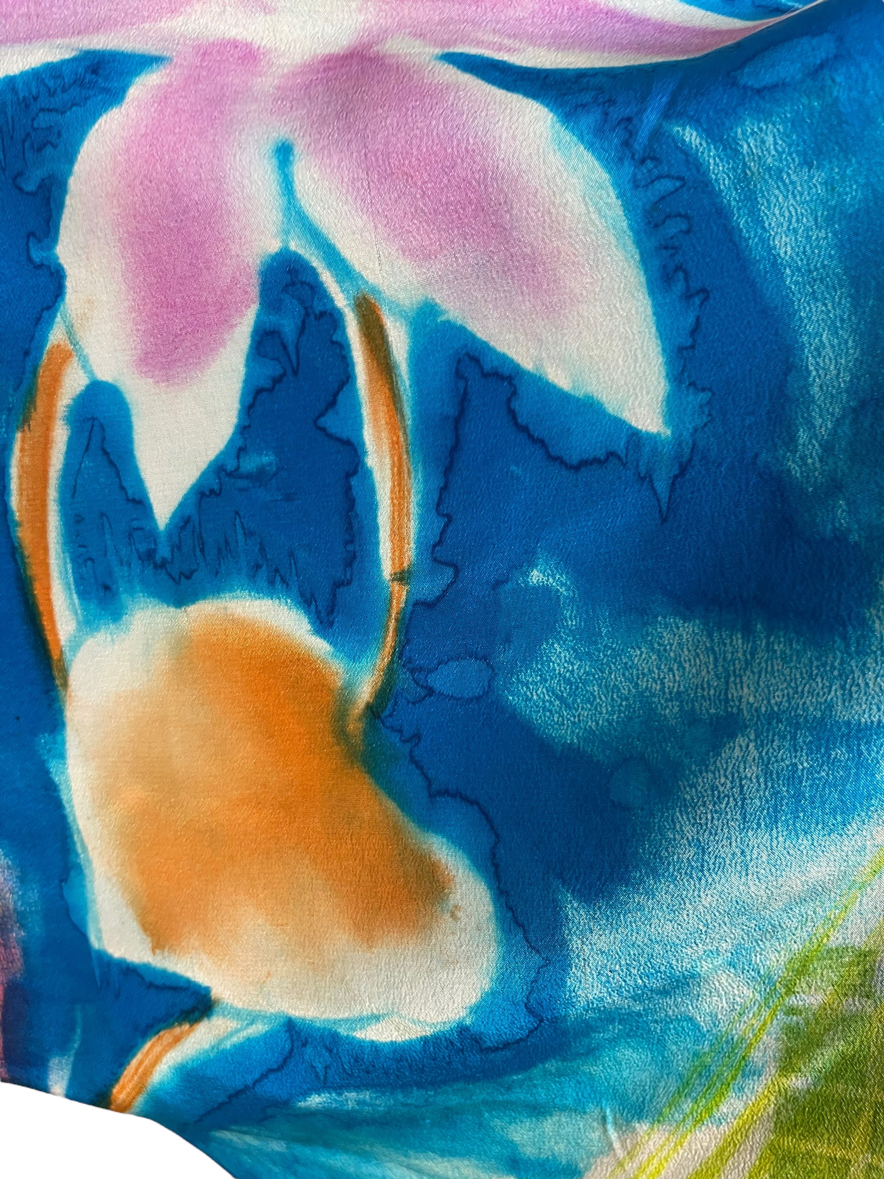 PRC6674 Avatar Pure Silk Side Slit Top