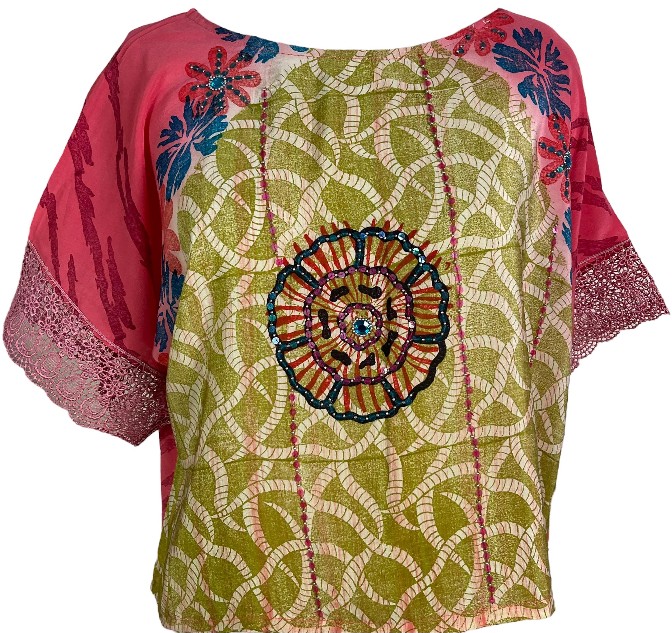 PRC6155 Avatar Pure Silk Boxy Top by sariKNOTsari – Handmade ethical Boxy Top from sariKNOTsari using upcycled silk. Designed in Canada for travel and slow fashion, loved from Toronto to LA to Sydney. Featuring Zsiska, Bryn Walker and Artisan Leather coats by Rejean Pepin, Pepin designs