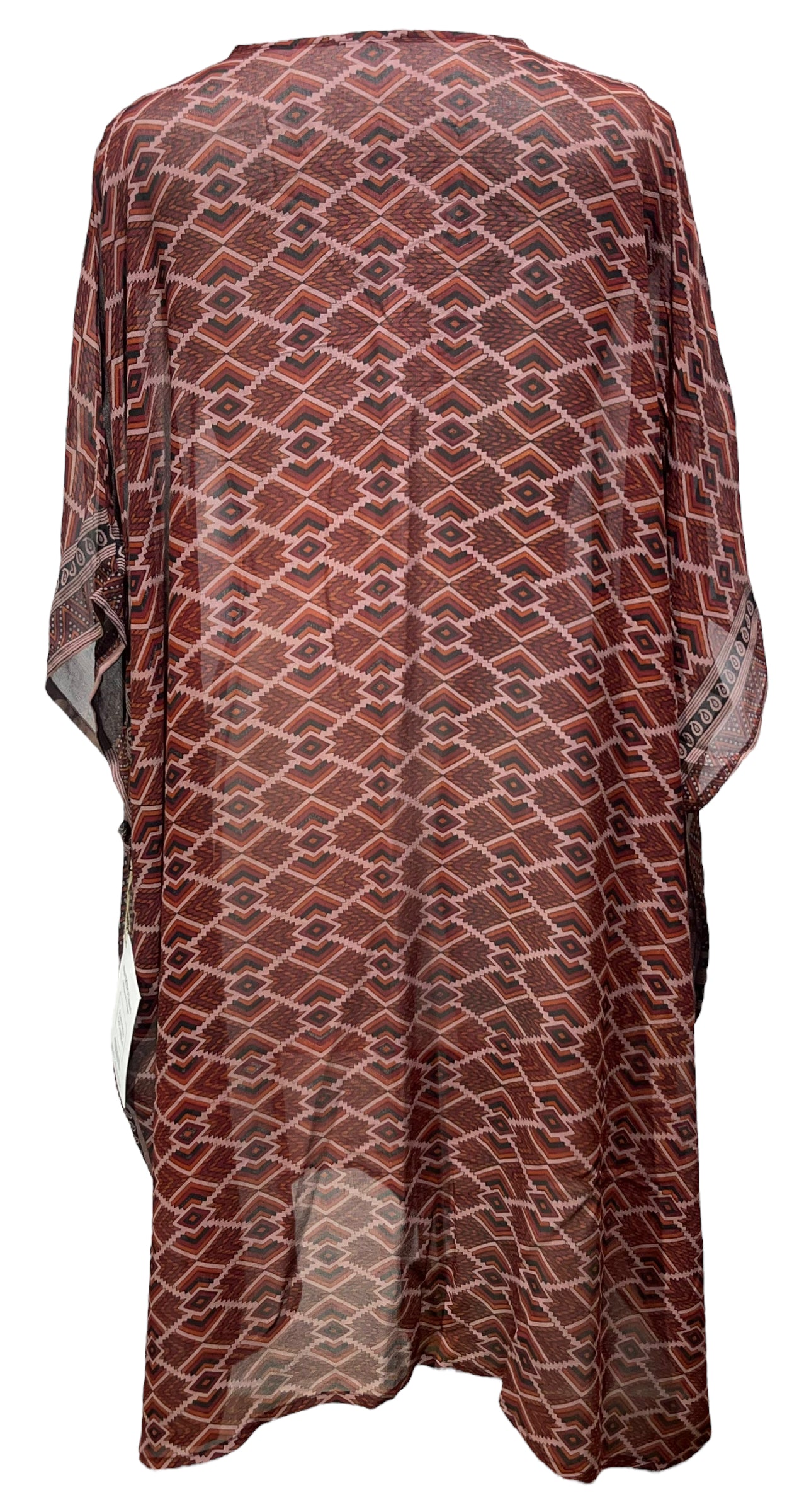 PRG5206 Avatar Sheer Pure Silk Midi Length Kaftan