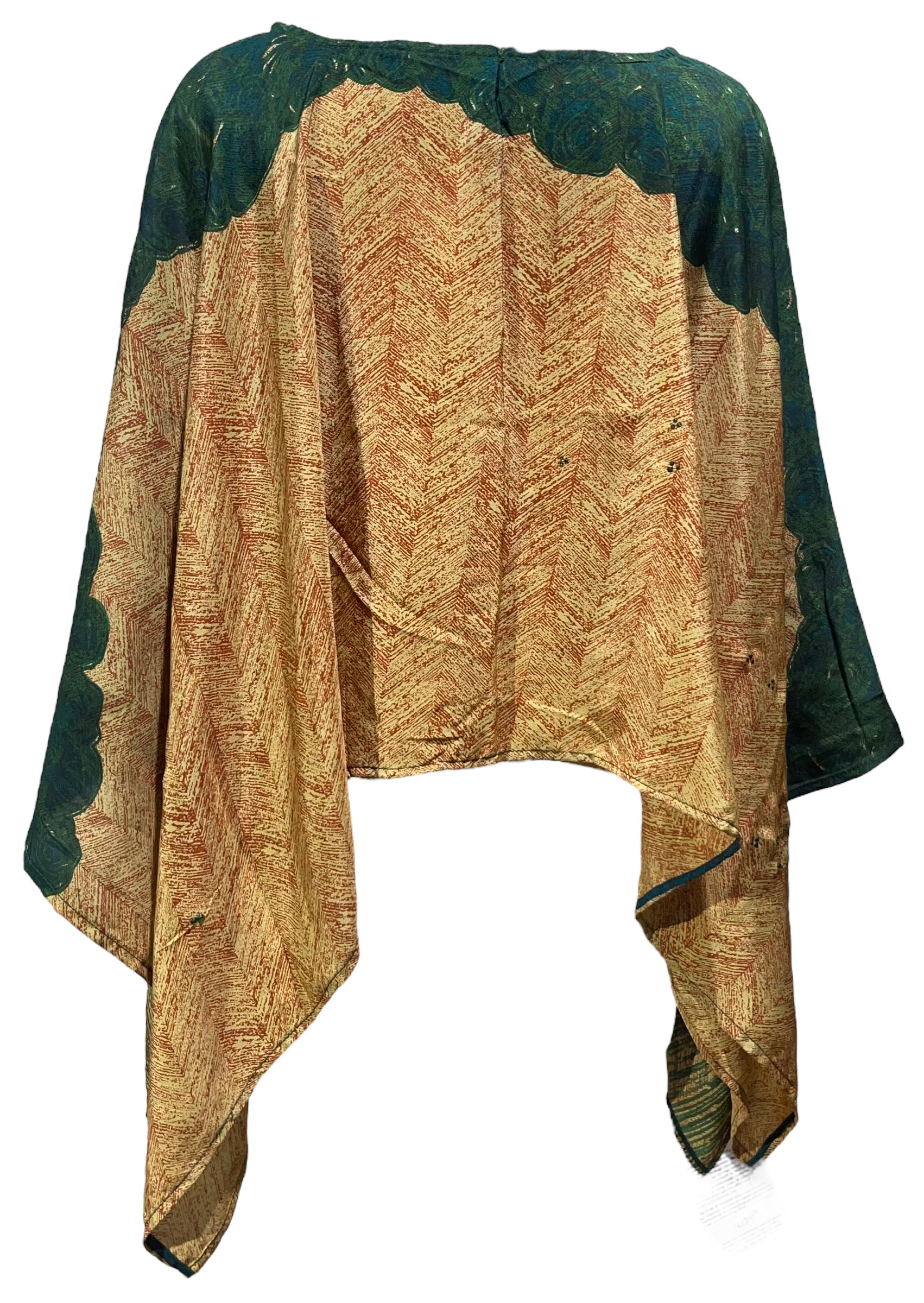 PRC5064  Avatar Pure Silk Capelet Poncho